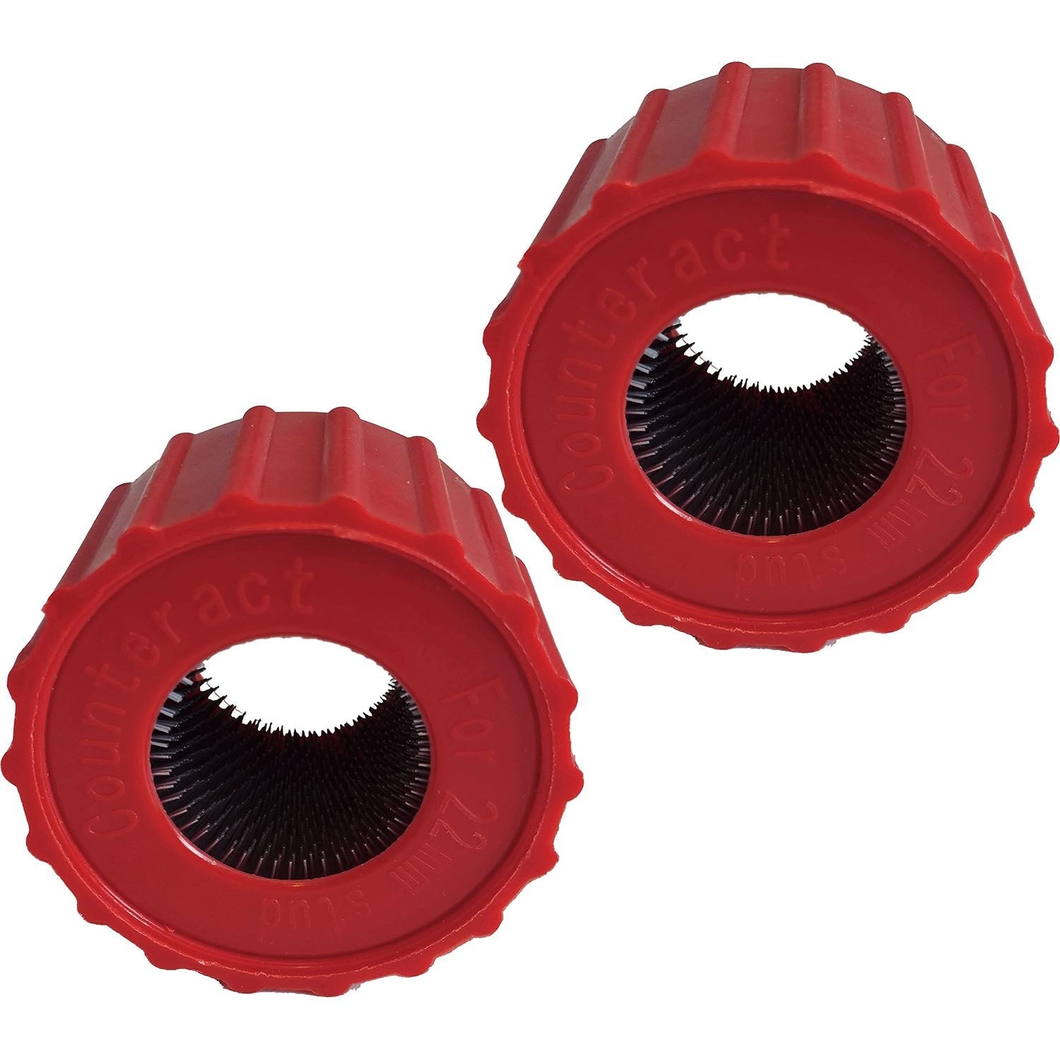 Counteract SBR Replacement Brush for Truck Stud Cleaning Tool - 22mm Pack of 2