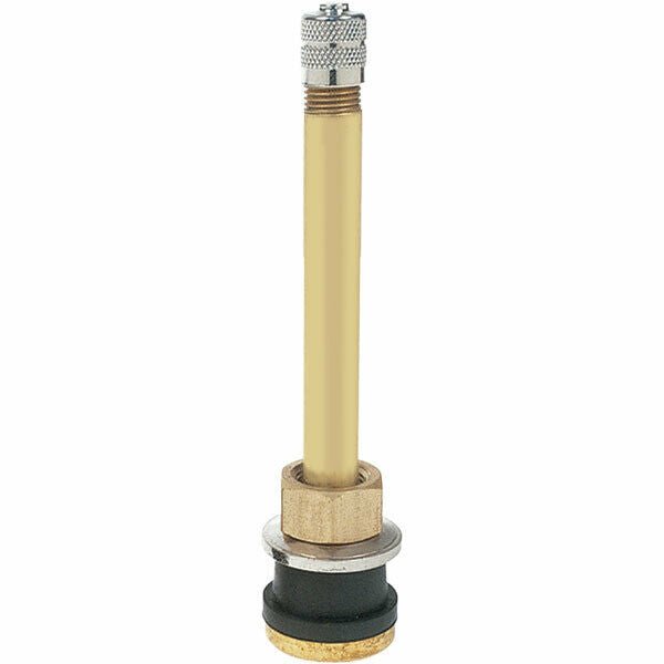 TR571 3-3/8" Brass Clamp-in Tubeless Tire Truck Valve Stem Pack of 10