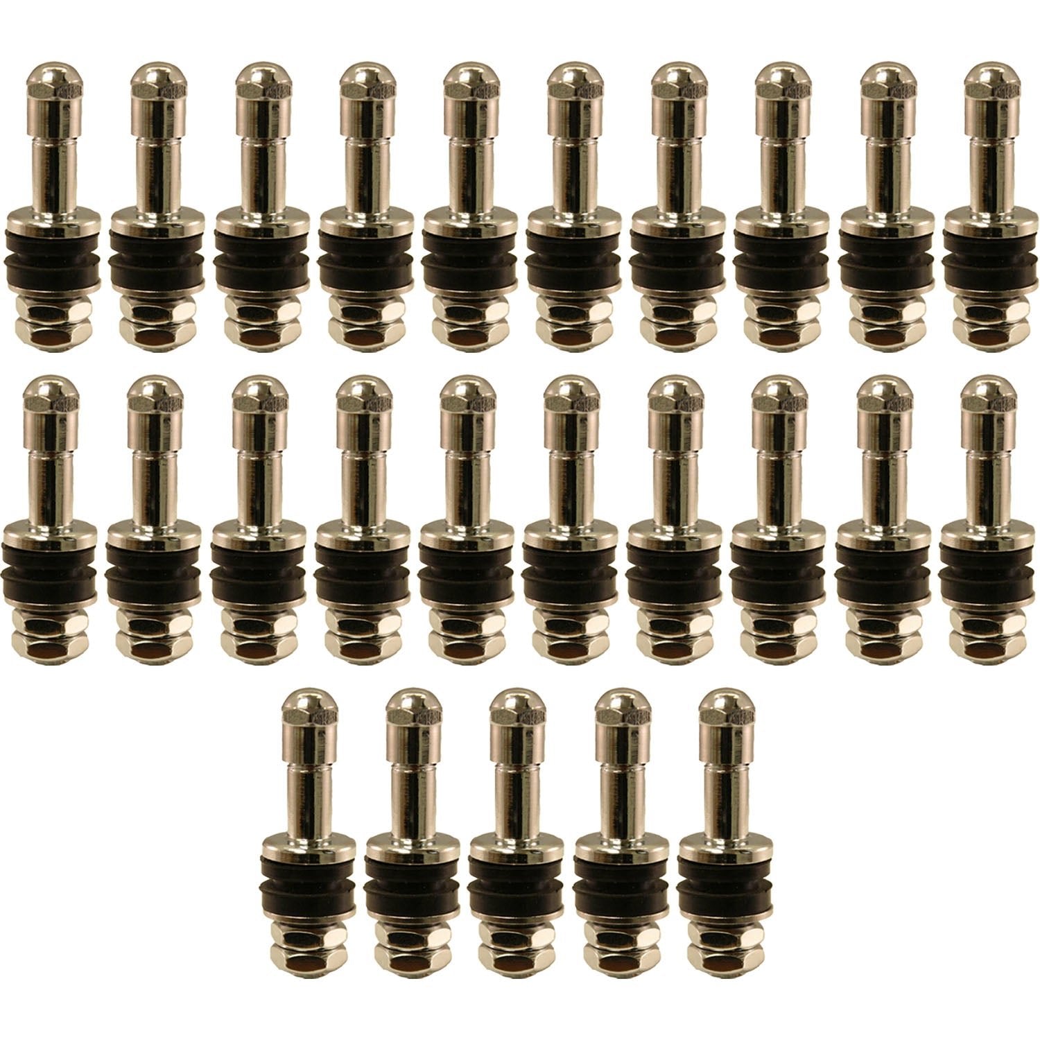 TV6030 Einky 1-1/4" High Performance No Show Chrome Plated Valve Stem Pack of 25
