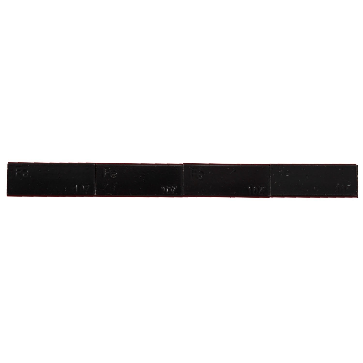 Ascot 484-10301 Black Steel Adhesive Wheel Weight 1 oz. - Box of 36 Strips