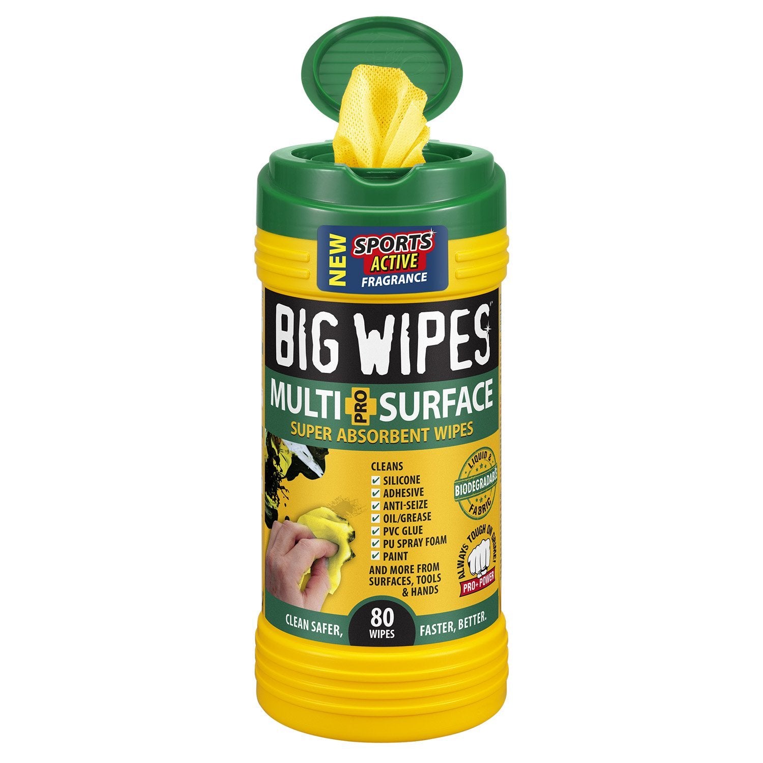 Big Wipes Multi-Surface Pro+ Super Absorbent Wipes - 80 Wipes