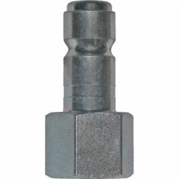 Schrader 1/4" NPT Nipple with 1/4" FPT Tru-Flate Connection