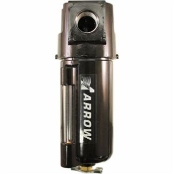 Arrow Pneumatics Ascot 1/2" Air Filter with Metal Bowl and Manual Drain