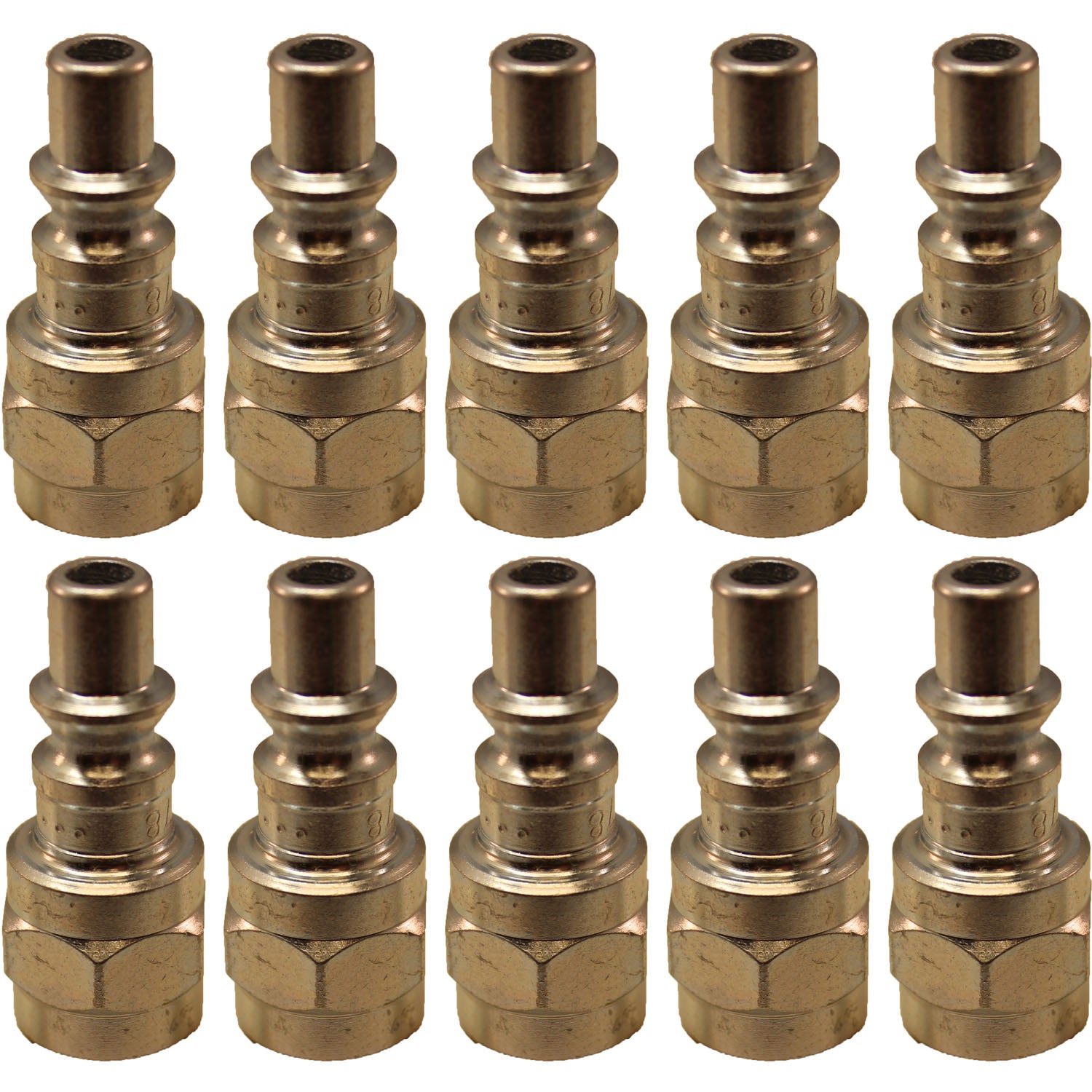 Milton 778 1/4" FNPT A-Style Plug - Pack of 10