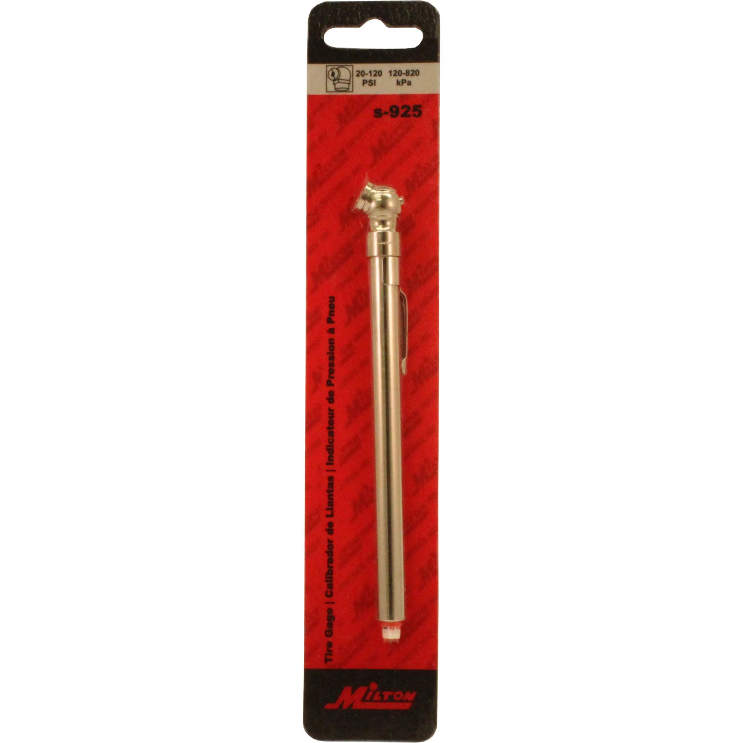 Milton S-925 Pencil Tire Gauge 20-120 PSI