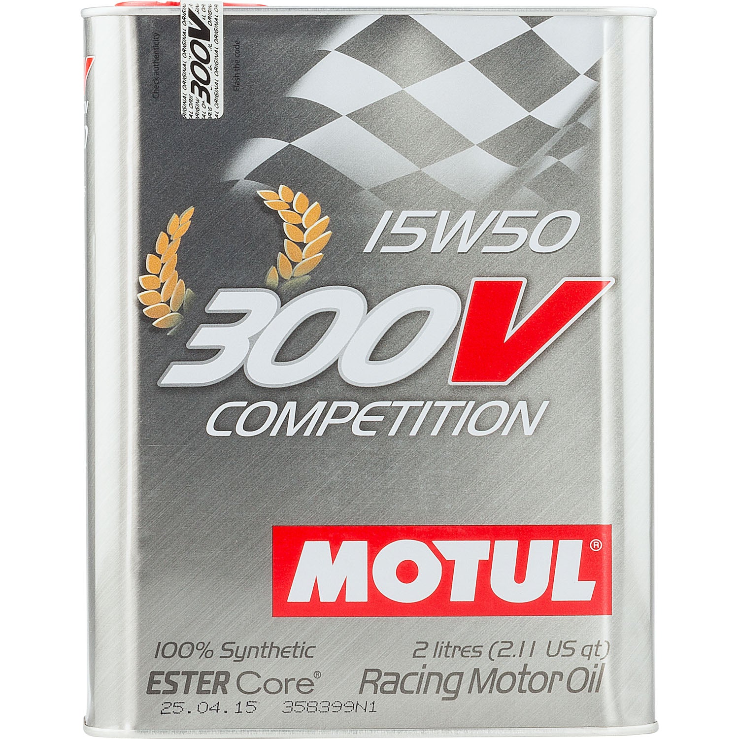 Motul 300V Competition Racing Motor Oil 15W50 - 2 Liter