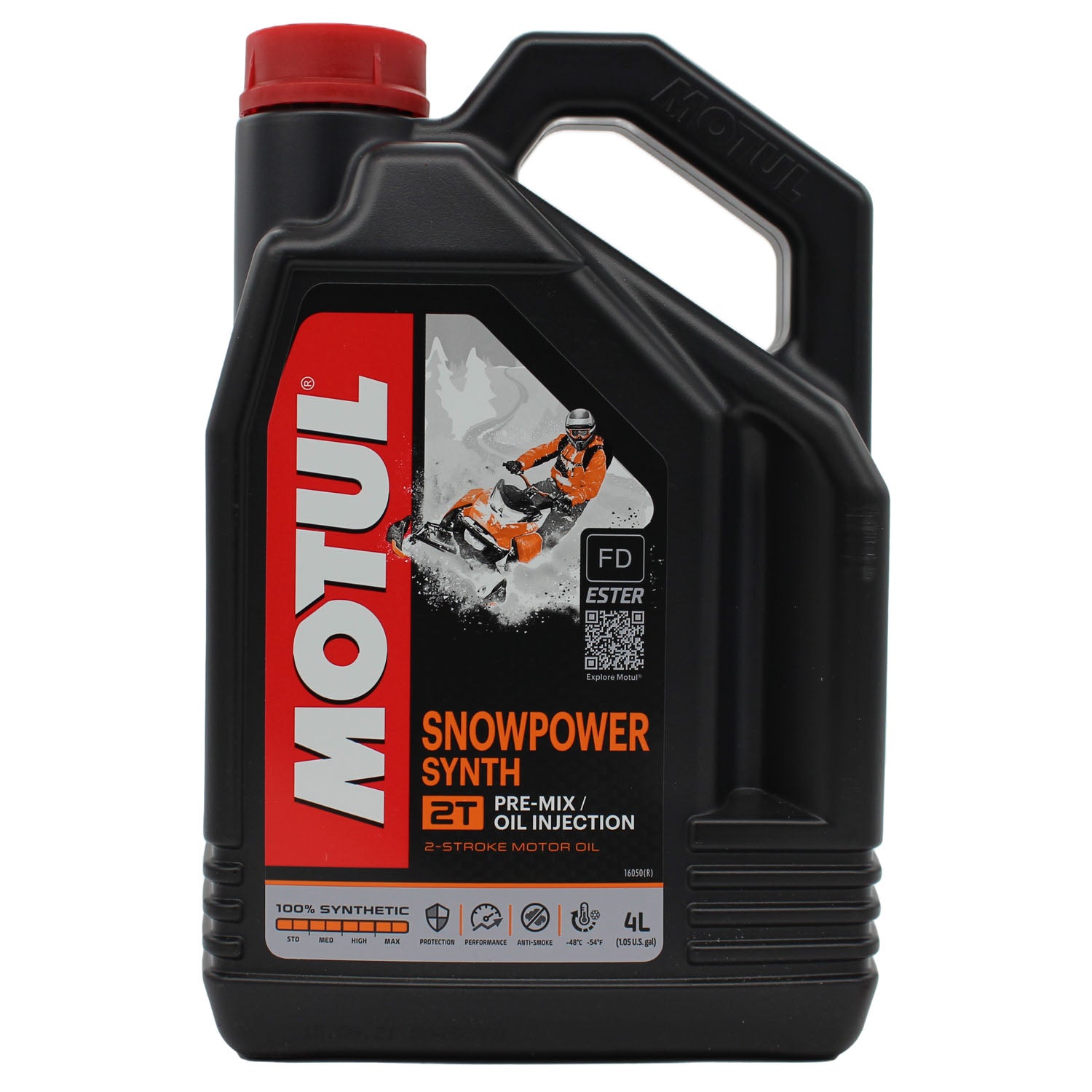 Motul Snowpower Synth 2T 2-Stroke Motor Oil - 4 Liter