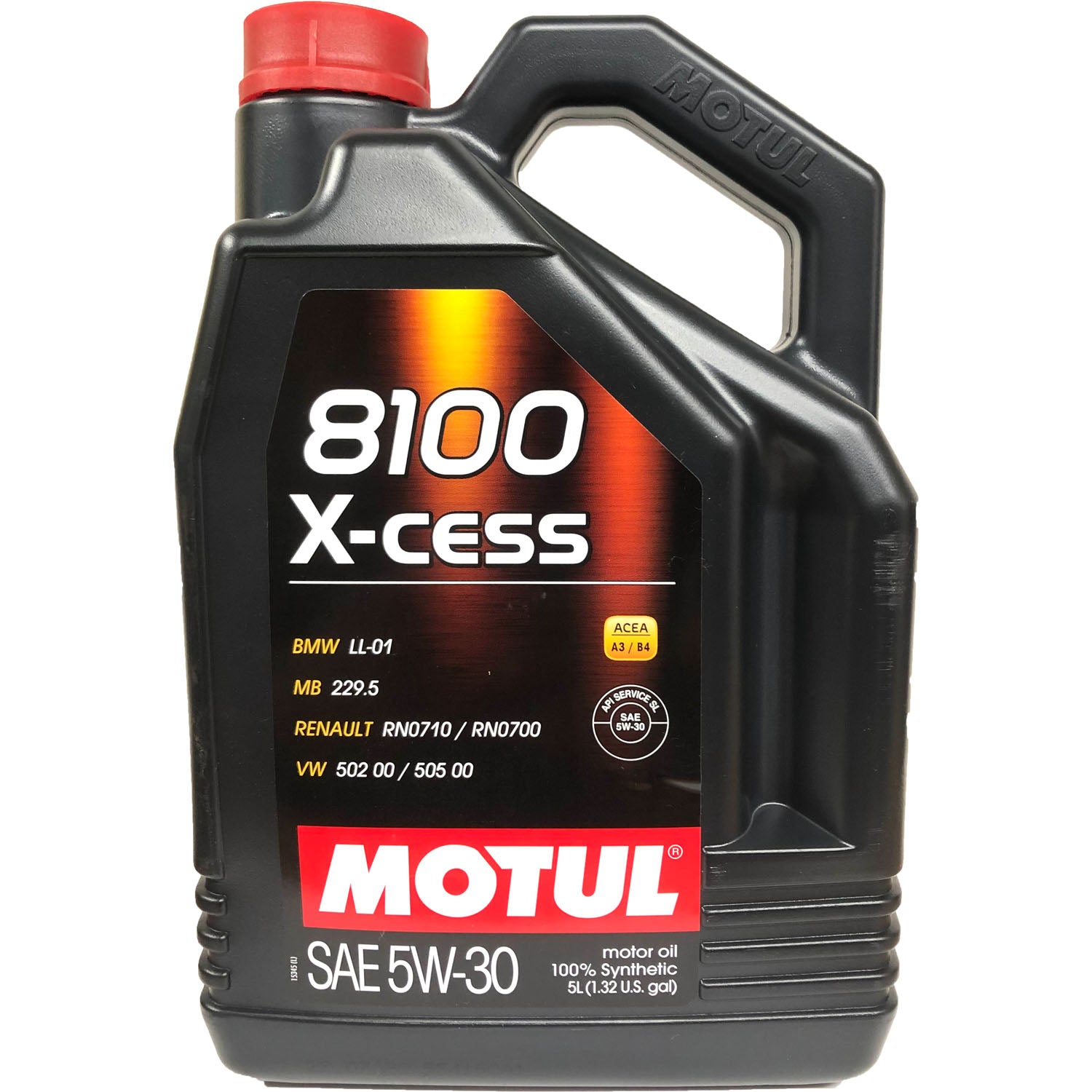 Motul 8100 X-cess Synthetic Motor Oil 5W30 - 5 Liter
