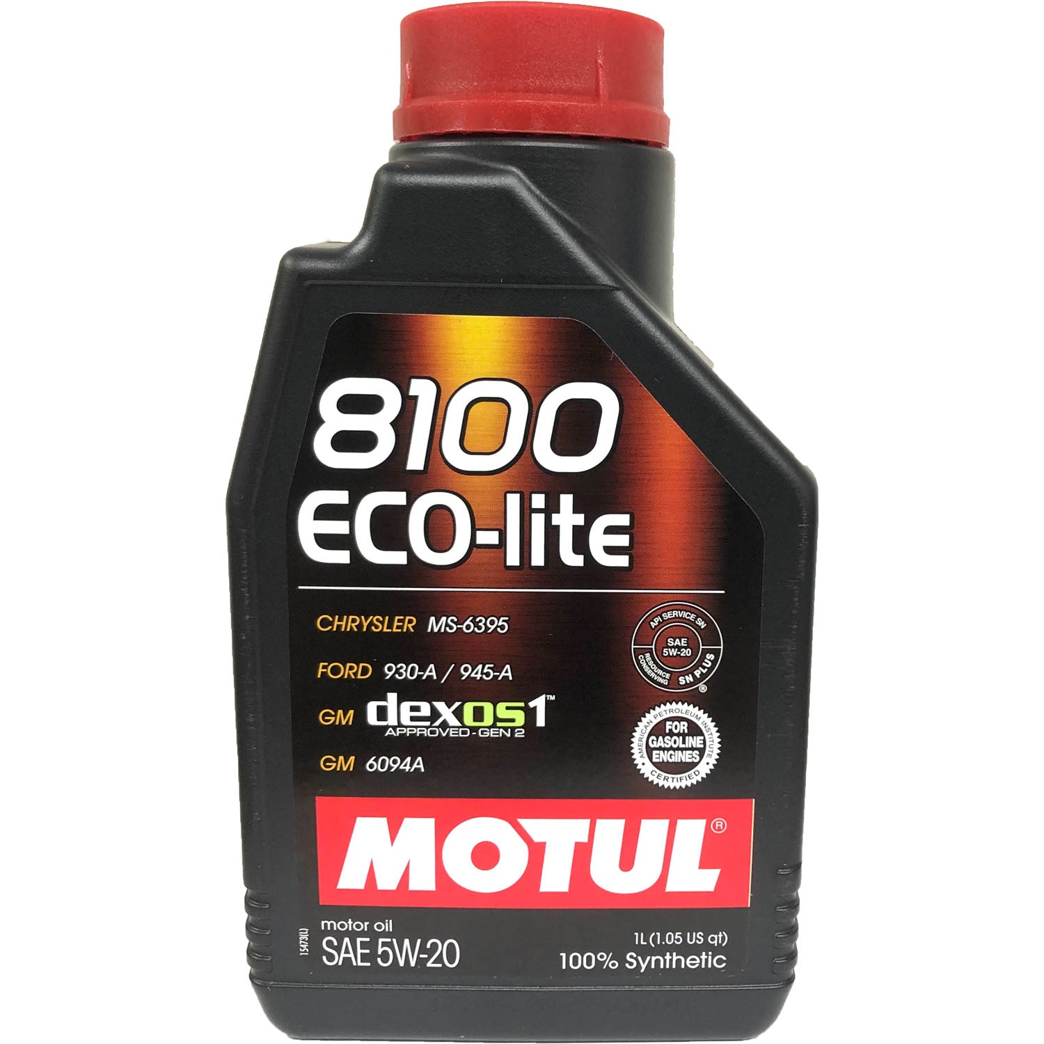 Motul 8100 Eco-Lite Synthetic Motor Oil 5W20 - 1 Liter
