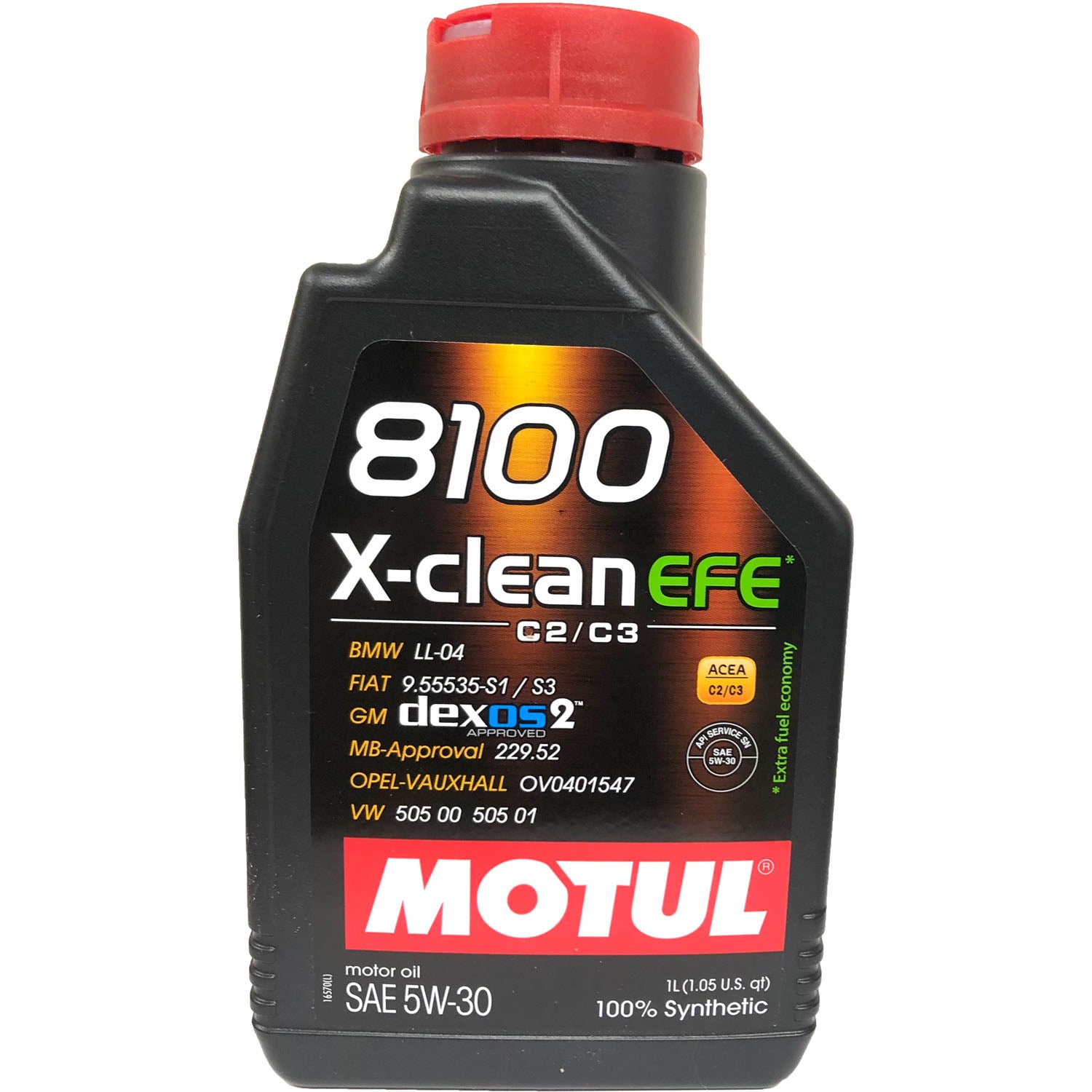 Motul 8100 X-Clean EFE Synthetic Motor Oil 5W30 - 1 Liter