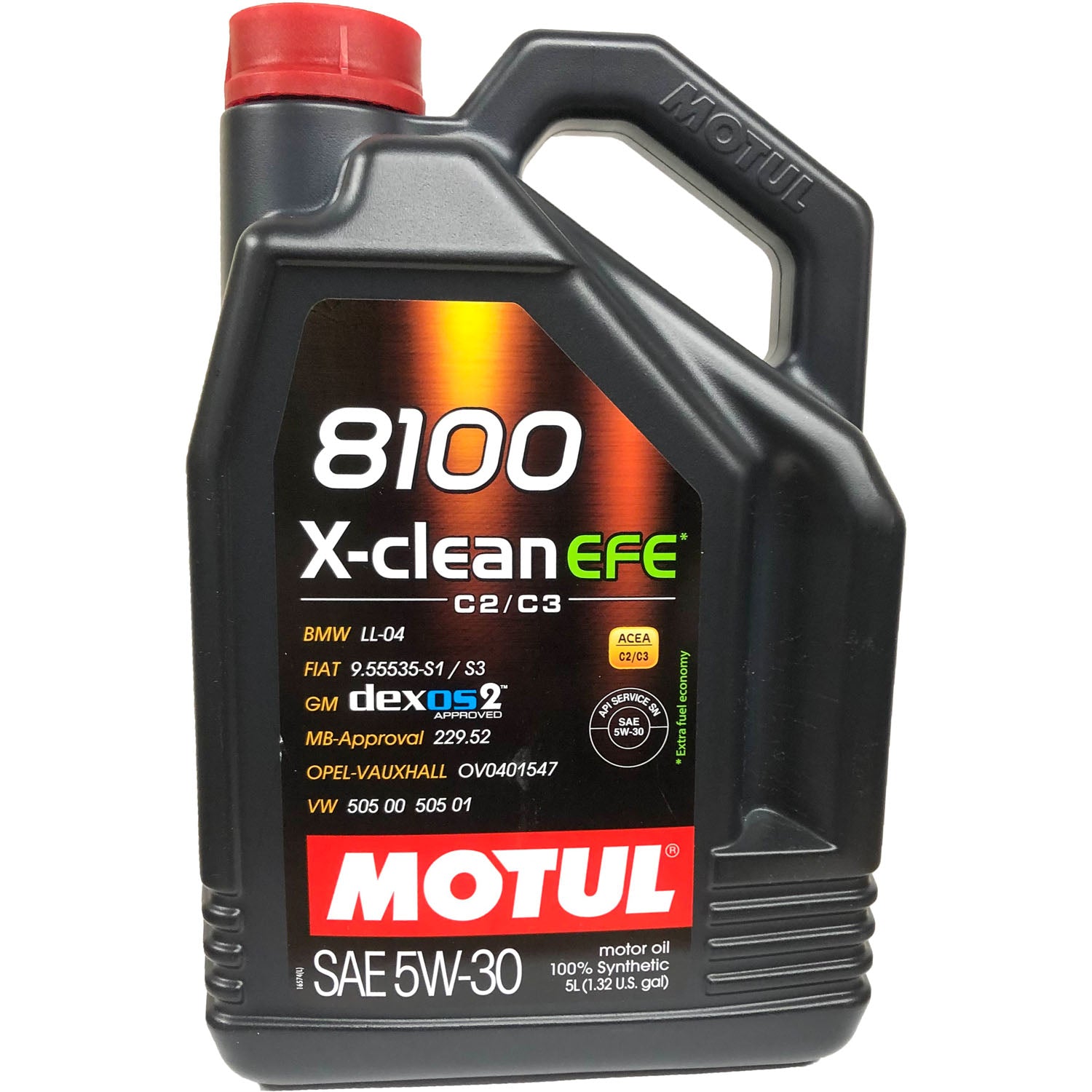 Motul 8100 X-Clean EFE Synthetic Motor Oil 5W30 - 5 Liter