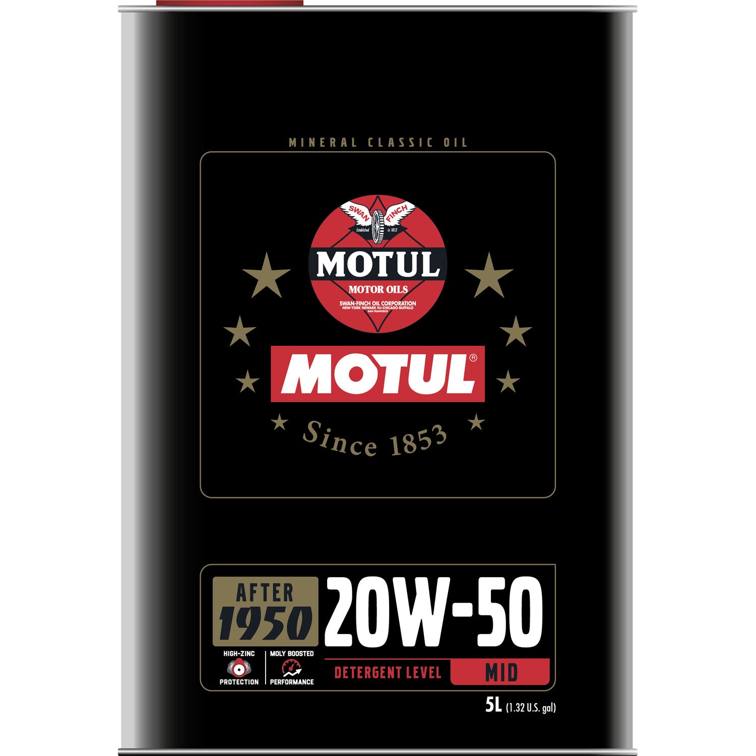 Motul Classic Performance After 1950 Motor Oil 20W50 - 5 Liter