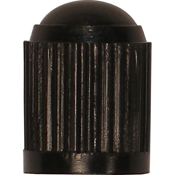 Plastic Valve Stem Cap Dome Style Black Pack of 100