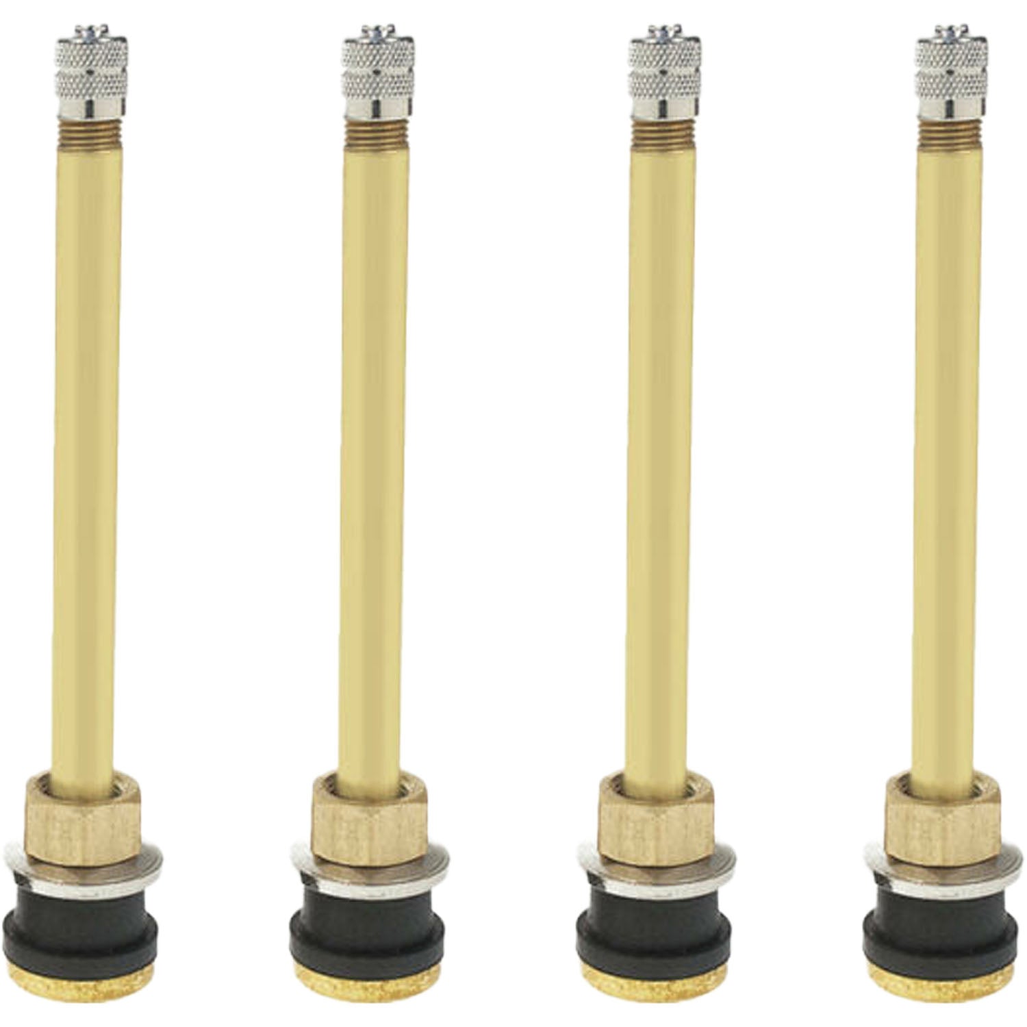 TR574 5" Brass Clamp-in Tubeless Tire Truck Valve Stem Pack of 4