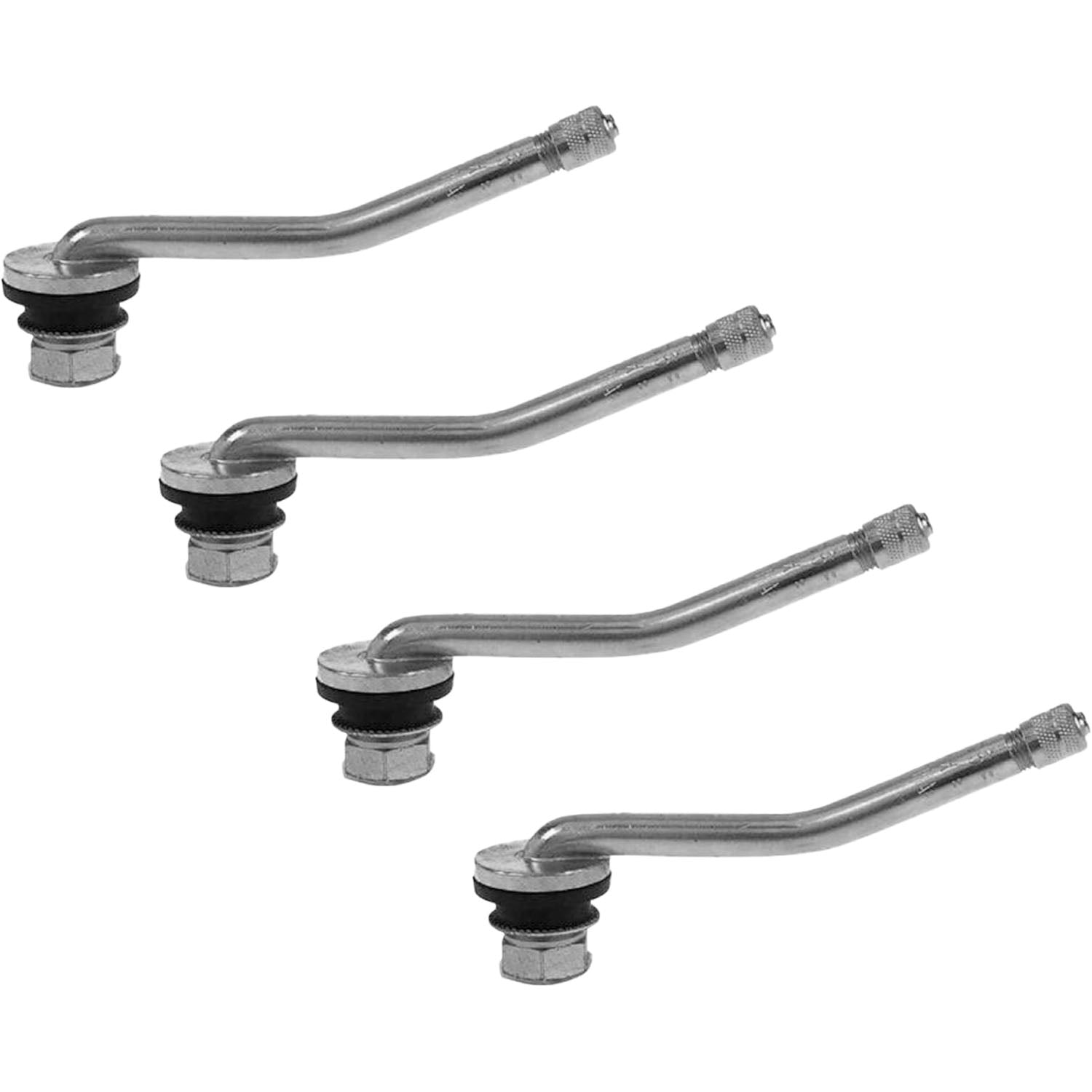 TV515 3-1/4" Double Bend Truck Valve Stem for .625" Valve Holes Pack of 4