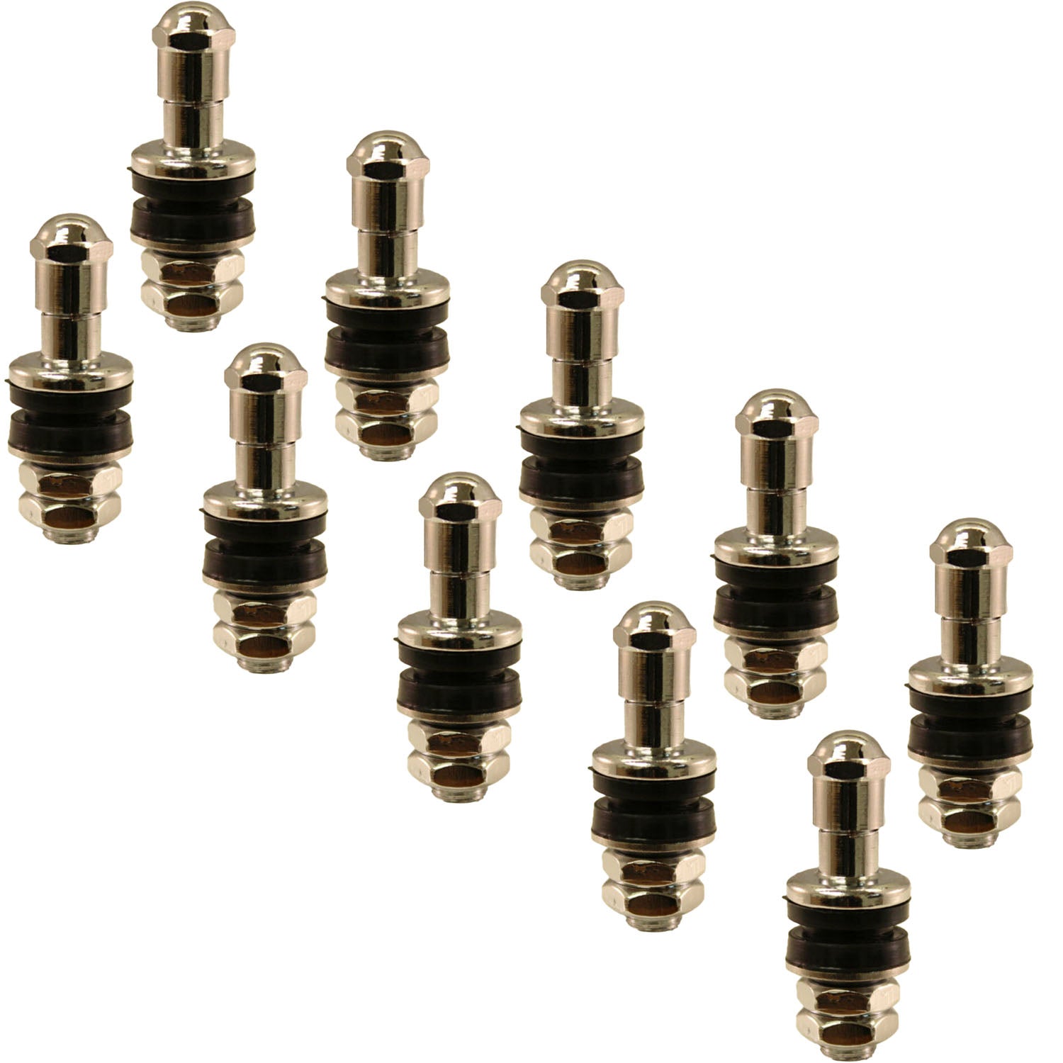 TV6010 Einky 3/4" High Performace No Show Chrome Plated Valve Stem Pack of 10