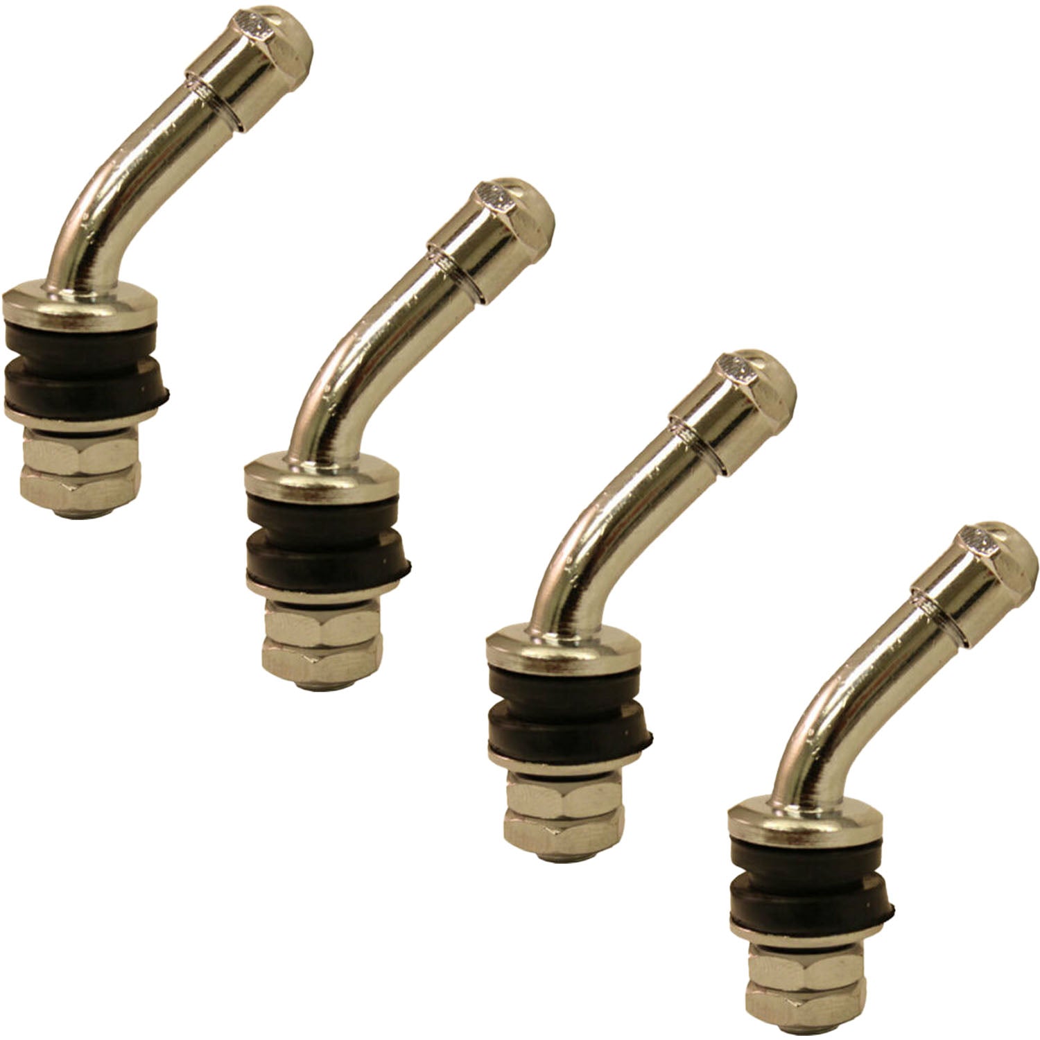 TV6020 Einky 45° Bend High Performance Chrome Plated Valve Stem Pack of 4