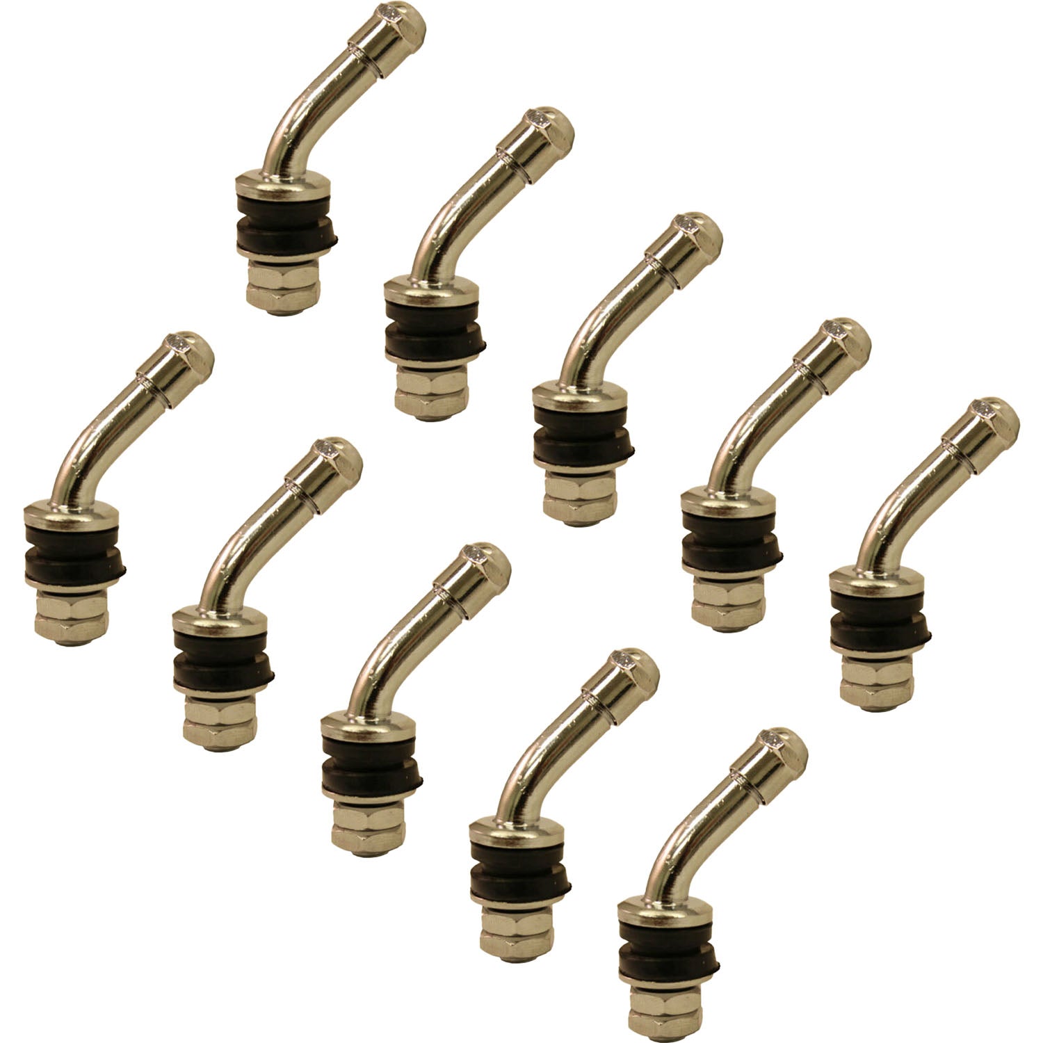 TV6020 Einky 45° Bend High Performance Chrome Plated Valve Stem Pack of 10