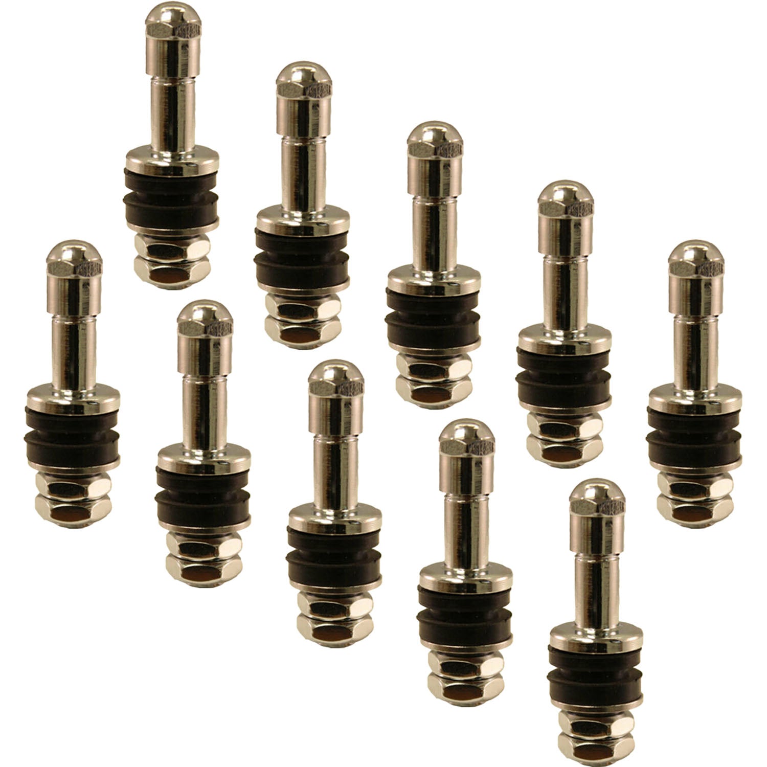 TV6030 Einky 1-1/4" High Performance No Show Chrome Plated Valve Stem Pack of 10