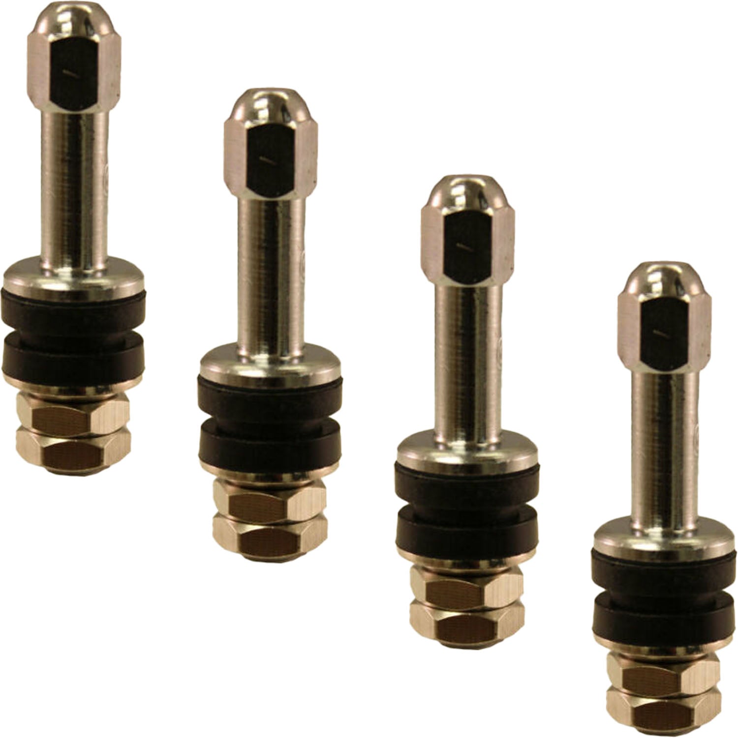 TV6040 Einky 1-3/4" High Performance No Show Chrome Plated Valve Stem Pack of 4