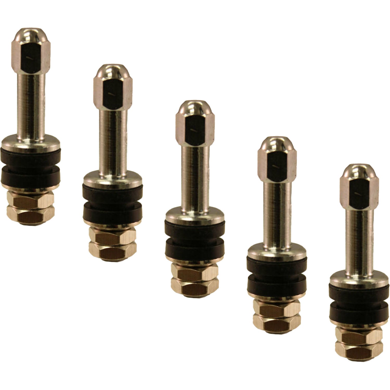 TV6040 Einky 1-3/4" High Performance No Show Chrome Plated Valve Stem Pack of 5