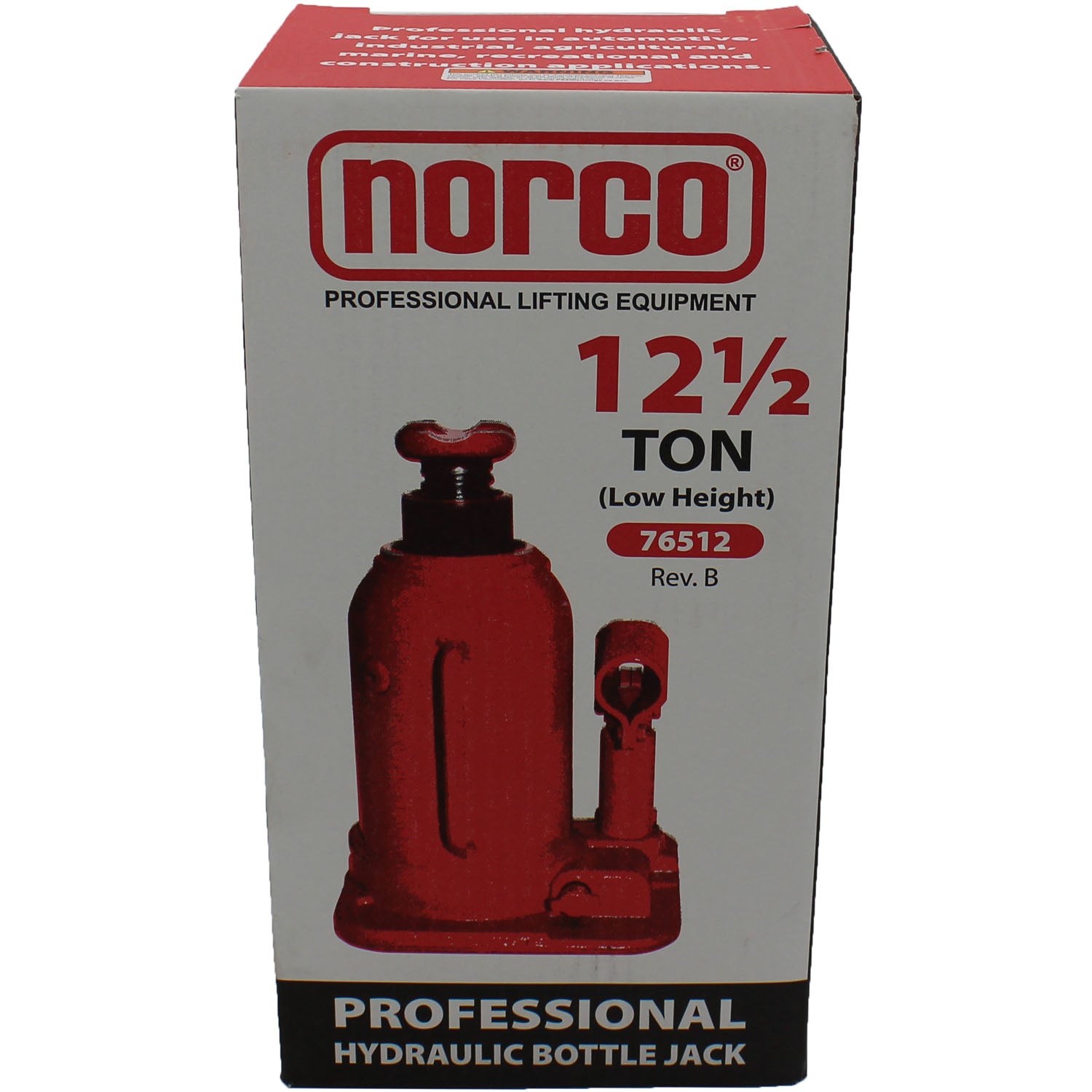 Norco 76512A 12 Ton Low Height Bottle Jack