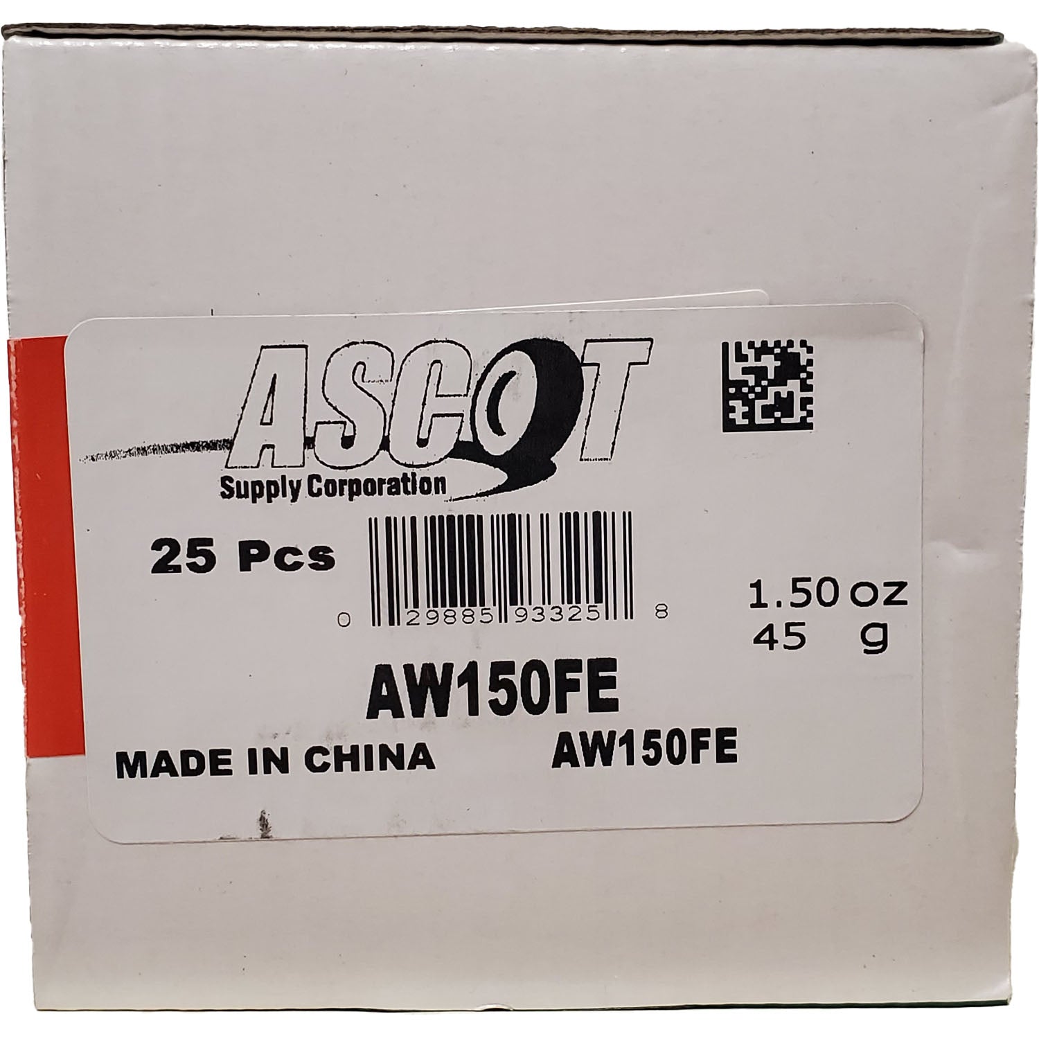 Perfect Equipment AW150FE Coated Steel Wheel Weight 1.50 oz. - Box of 25