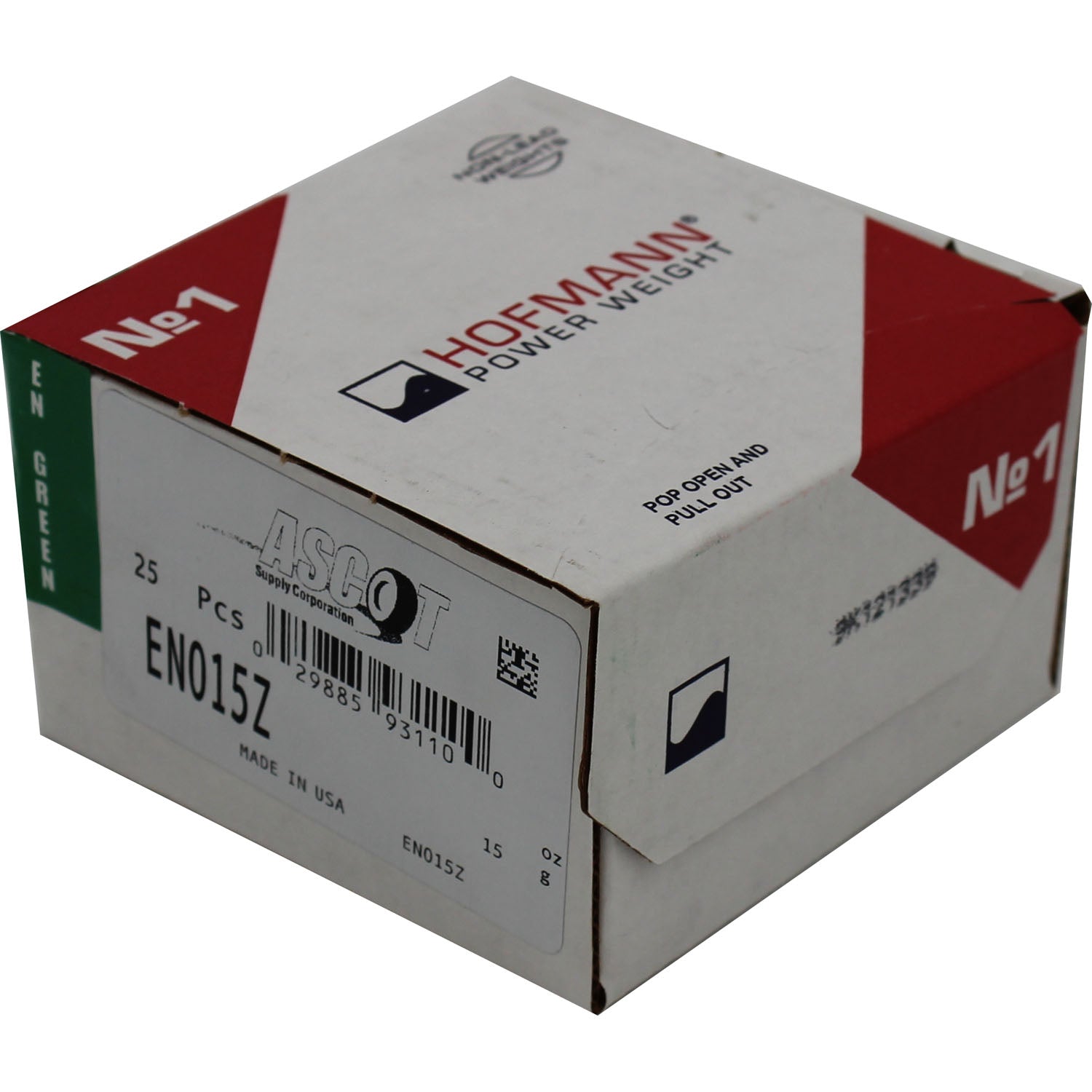 Perfect Equipment LT1-015Z Coated Zinc Wheel Weight 1.50 Oz