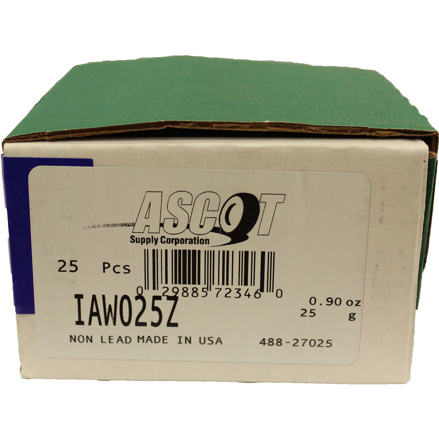 Perfect Equipment IAW025Z Coated Zinc Wheel Weight 25gm (0.875 oz) - Box of 25