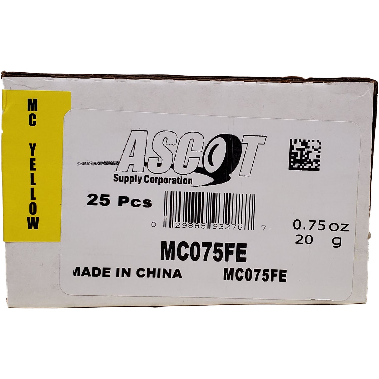 Perfect Equipment MC075FE Coated Steel Wheel Weight 0.75 oz - Box of 25