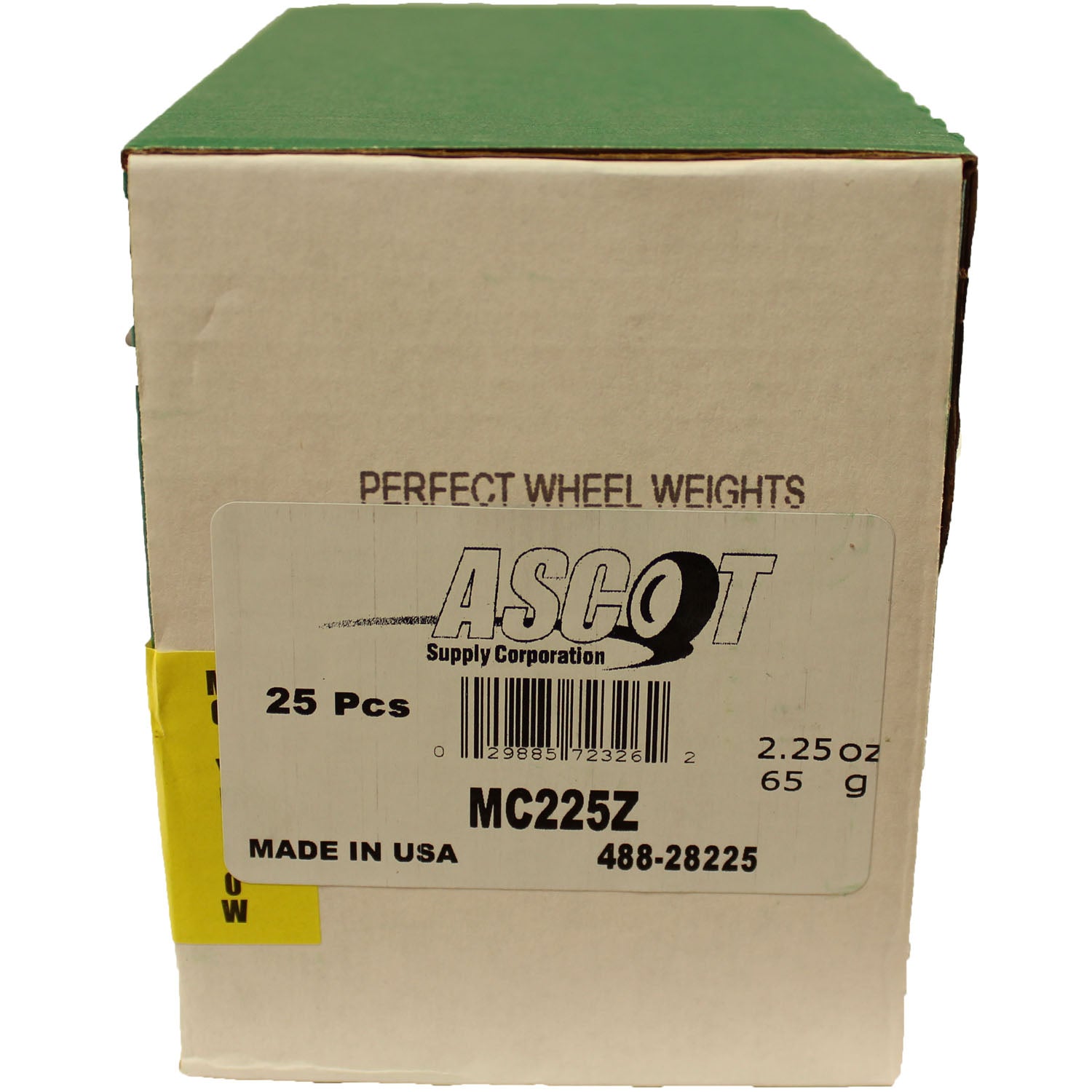Perfect Equipment MC225Z Coated Zinc Wheel Weight 2.25 oz - Box of 25