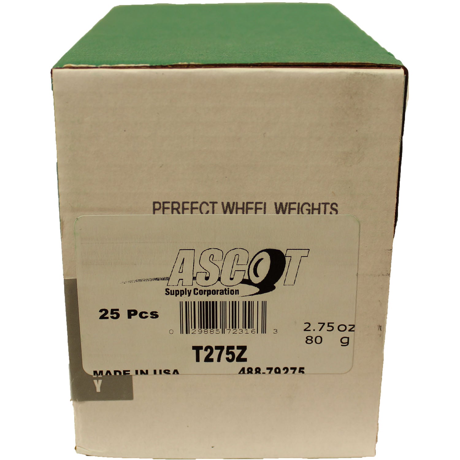Perfect Equipment T275Z Coated Zinc Wheel Weight 2.75 oz - Box of 25