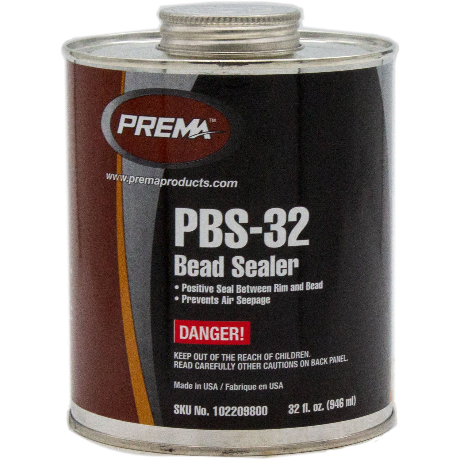 Prema PBS-32 Bead Sealer with Brush Top Can 32oz.