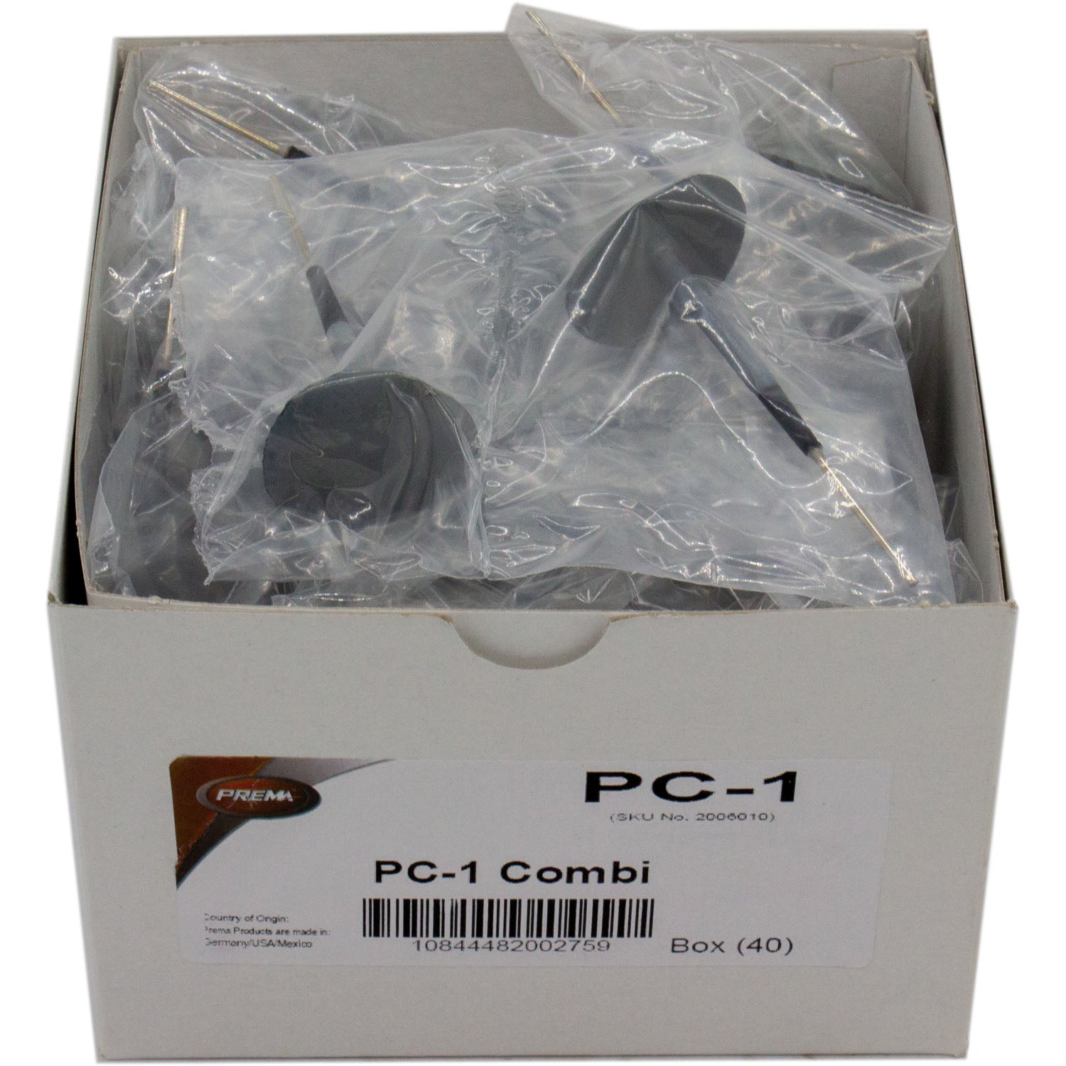 Prema PC-1 Combi Patch Plug with Wire 1/8" Box of 40