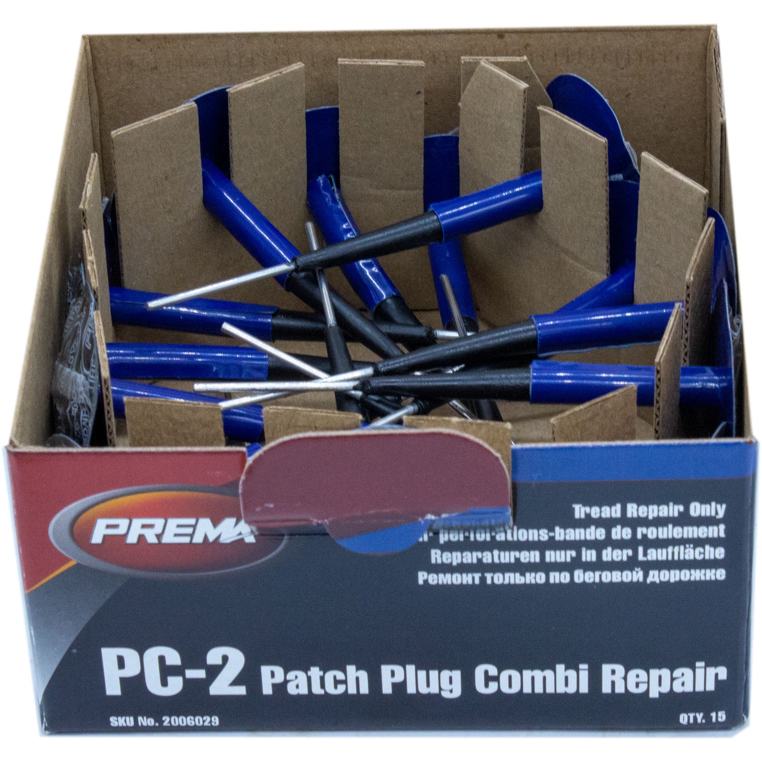 Prema PC-2 Combi Patch Plug with Wire 1/4" Box of 15