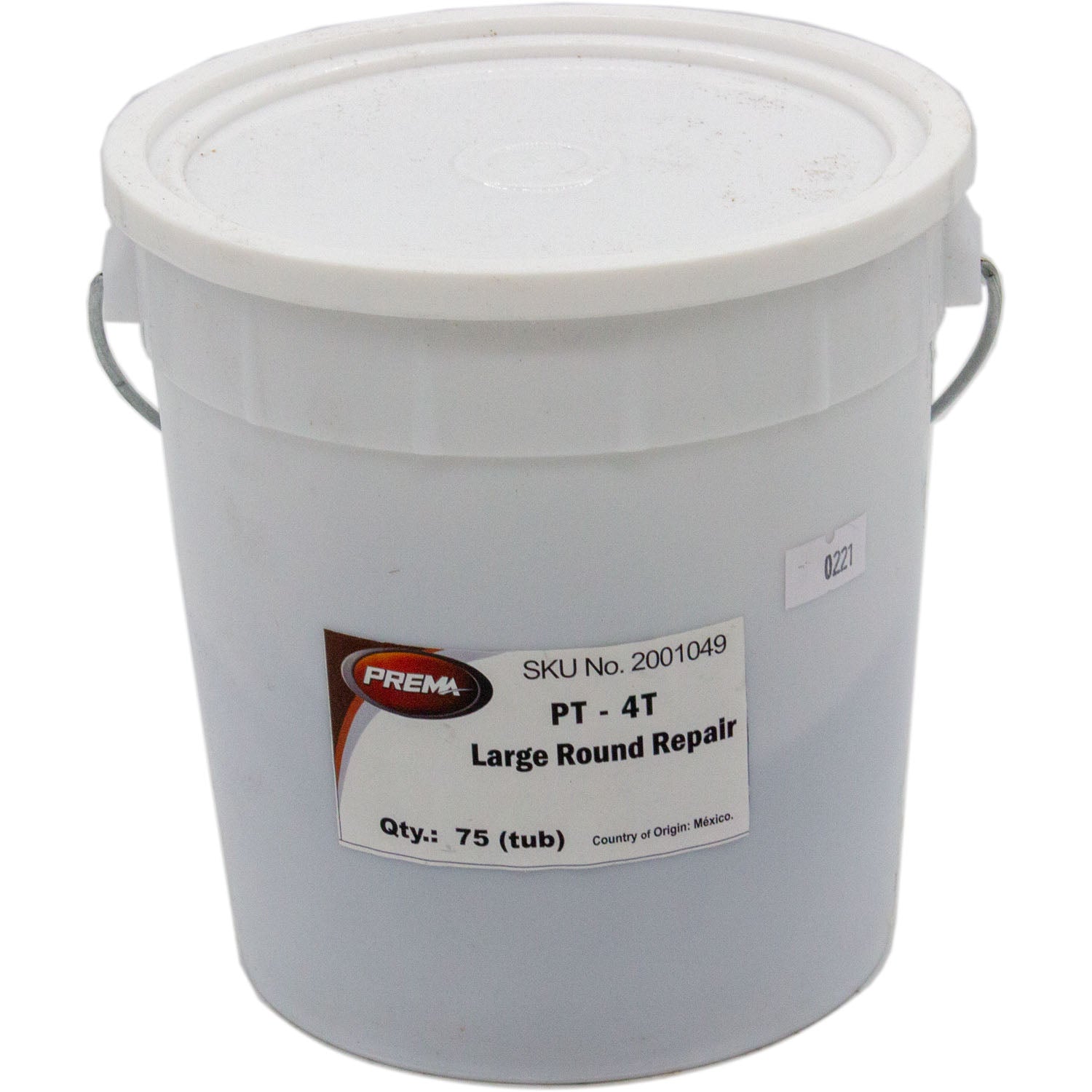 Prema PT-4T Large Round Tube Patch 3" Tub of 75