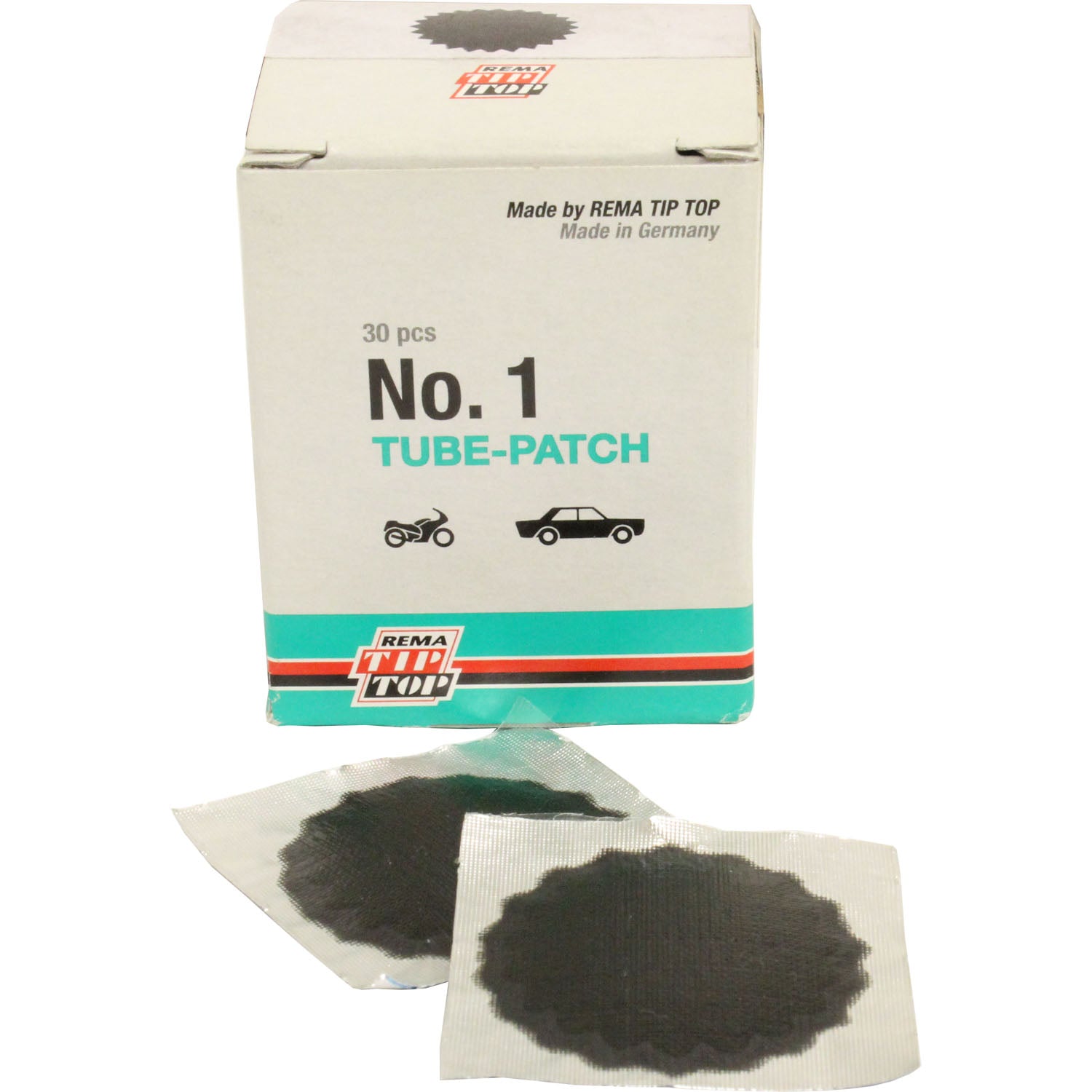 REMA TIP TOP B-1 Round Tube Patch Black 1-1/2" - Box of 30