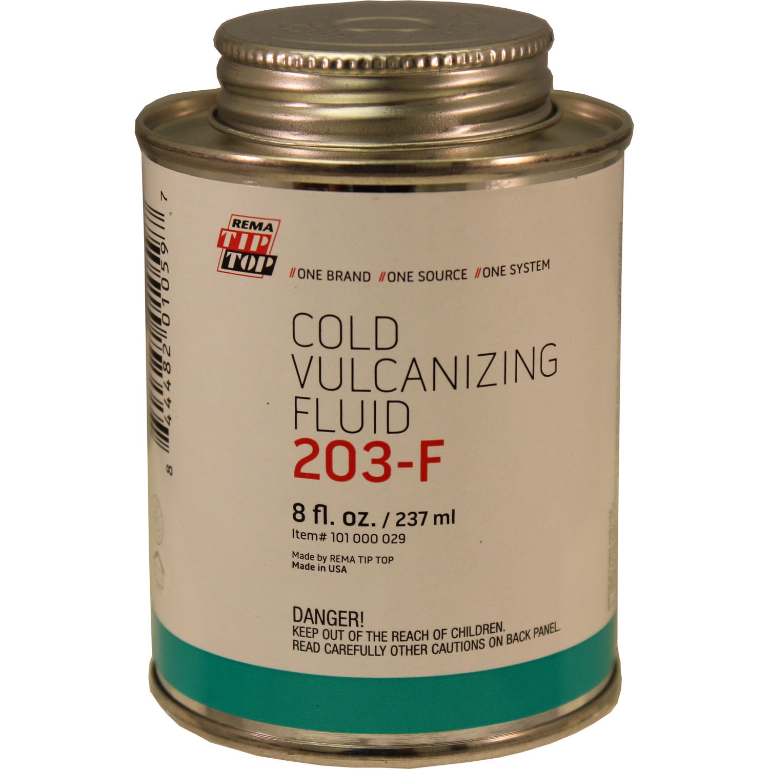 REMA TIP TOP 203-F Cold Vulcanizing Fluid in Brush Top Can 8oz