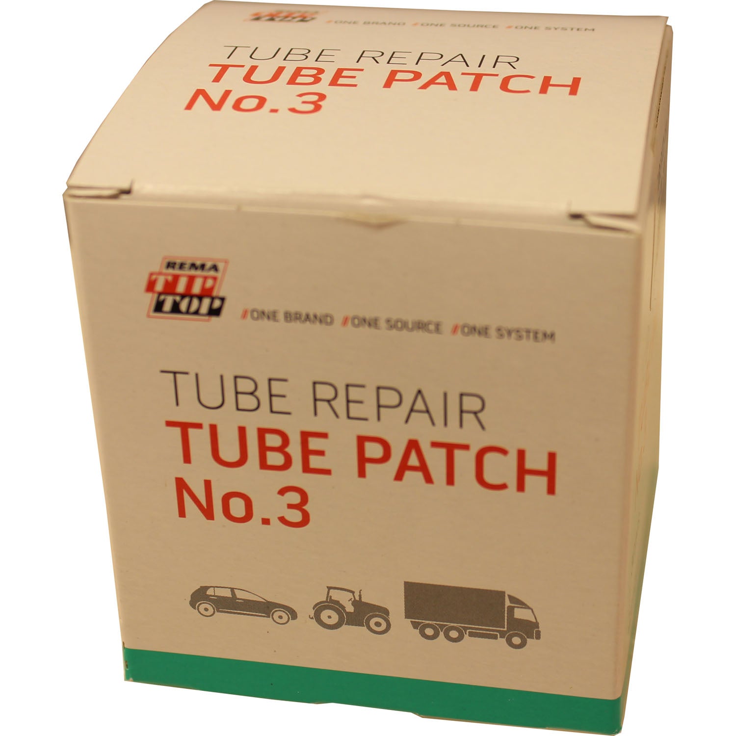 REMA TIP TOP B-3 Round Black Edge Tube Patch 2" - Box of 30