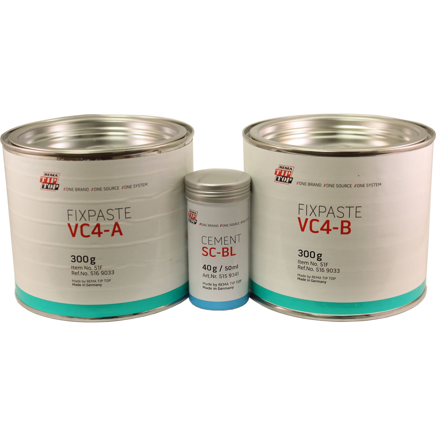 REMA TIP TOP 51F A and B Vulcanizing Compound Kit