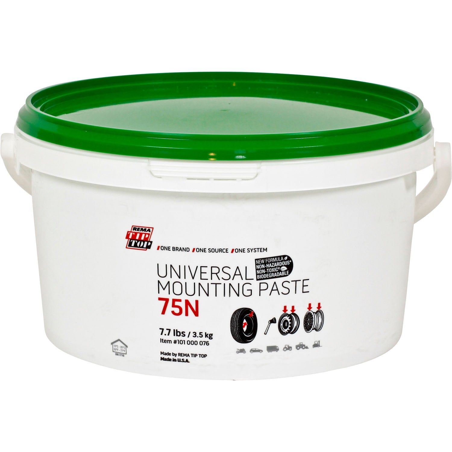 REMA TIP TOP 75N Universal Tire Mounting Paste Low-Profile 7.7lb Pail