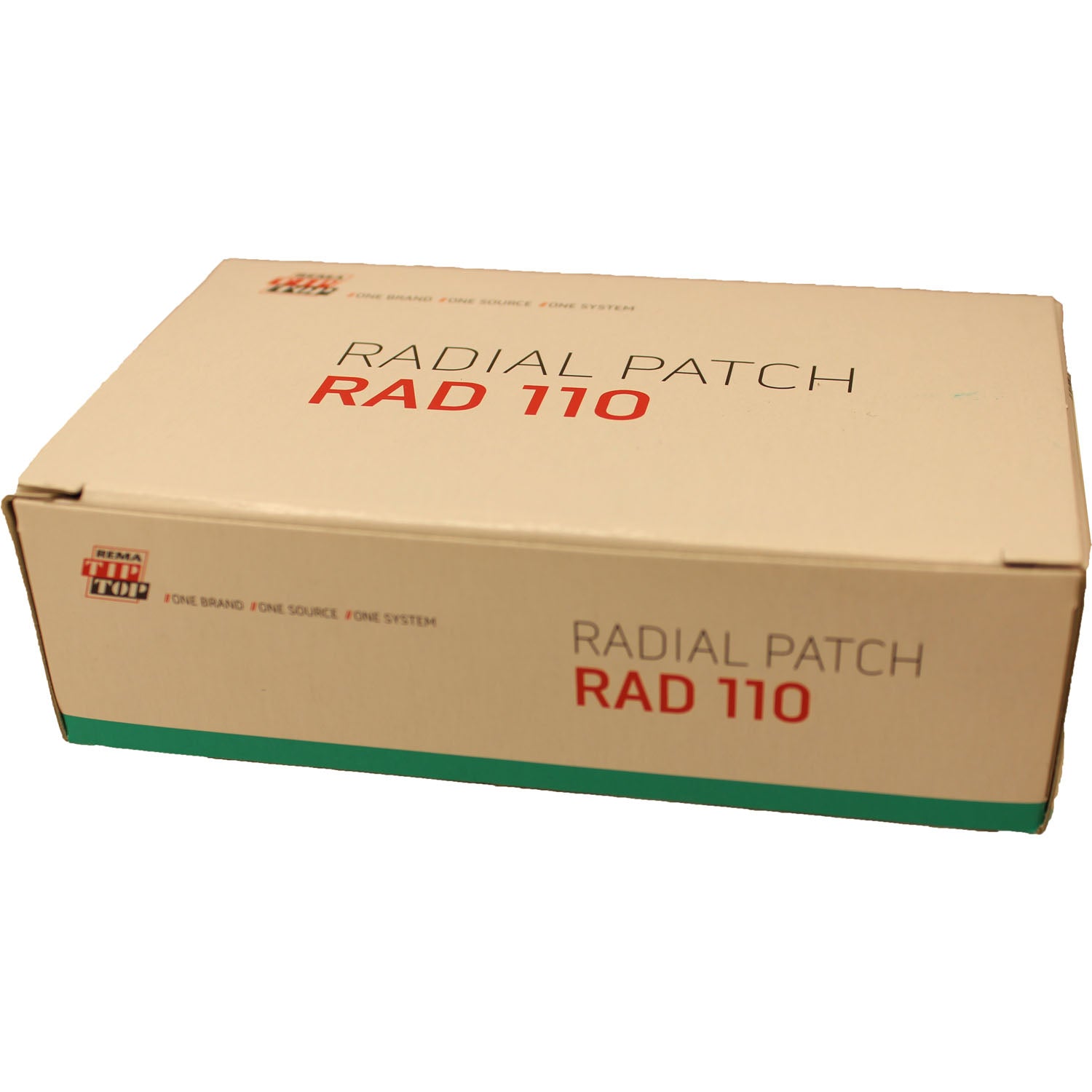 REMA TIP TOP RAD-110 Radial Tire Repair Patch 2" X 2-3/4" 1 Ply - Box of 20