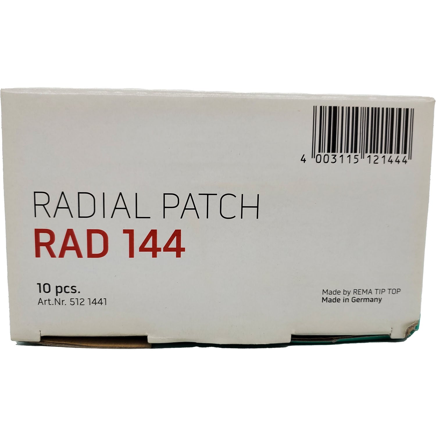 REMA TIP TOP RAD-144 Radial Tire Repair Patch 13" x 5" 4ply - Box of 10