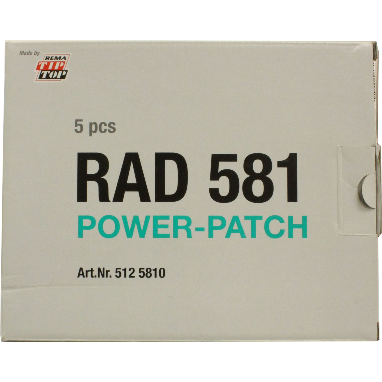 REMA TIP TOP RAD-581 Aramid Radial Tire Repair Patch 8.2" x 6.6" - Box of 5