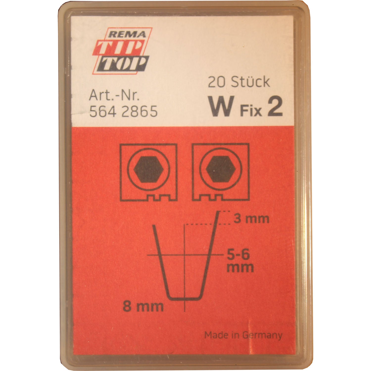 REMA TIP TOP W-2 Tire Regroover Blade 5 - 6mm Pack of 20