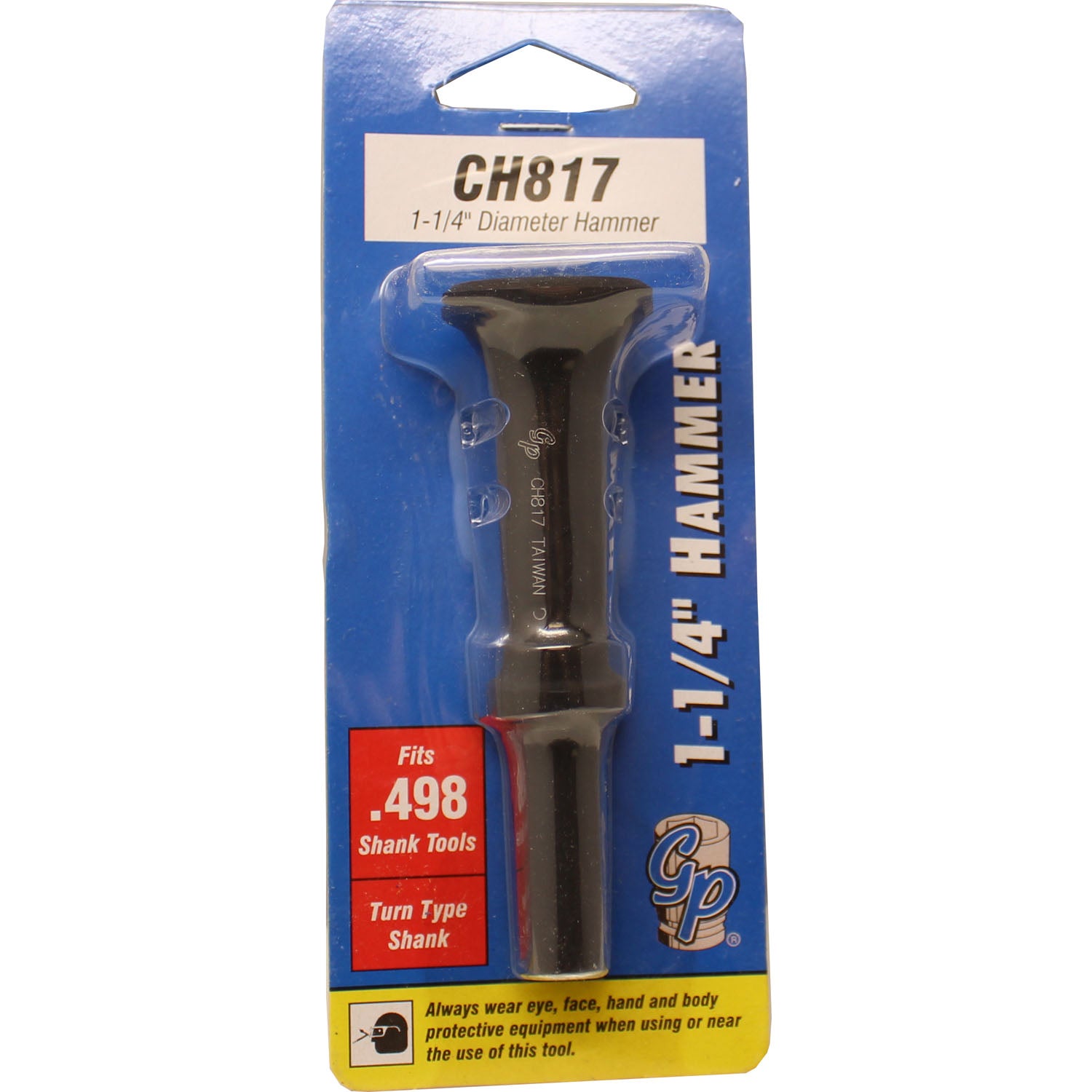 Grey Pneumatic CH817 1-1/4" Hammer 4" Long .498 Shank