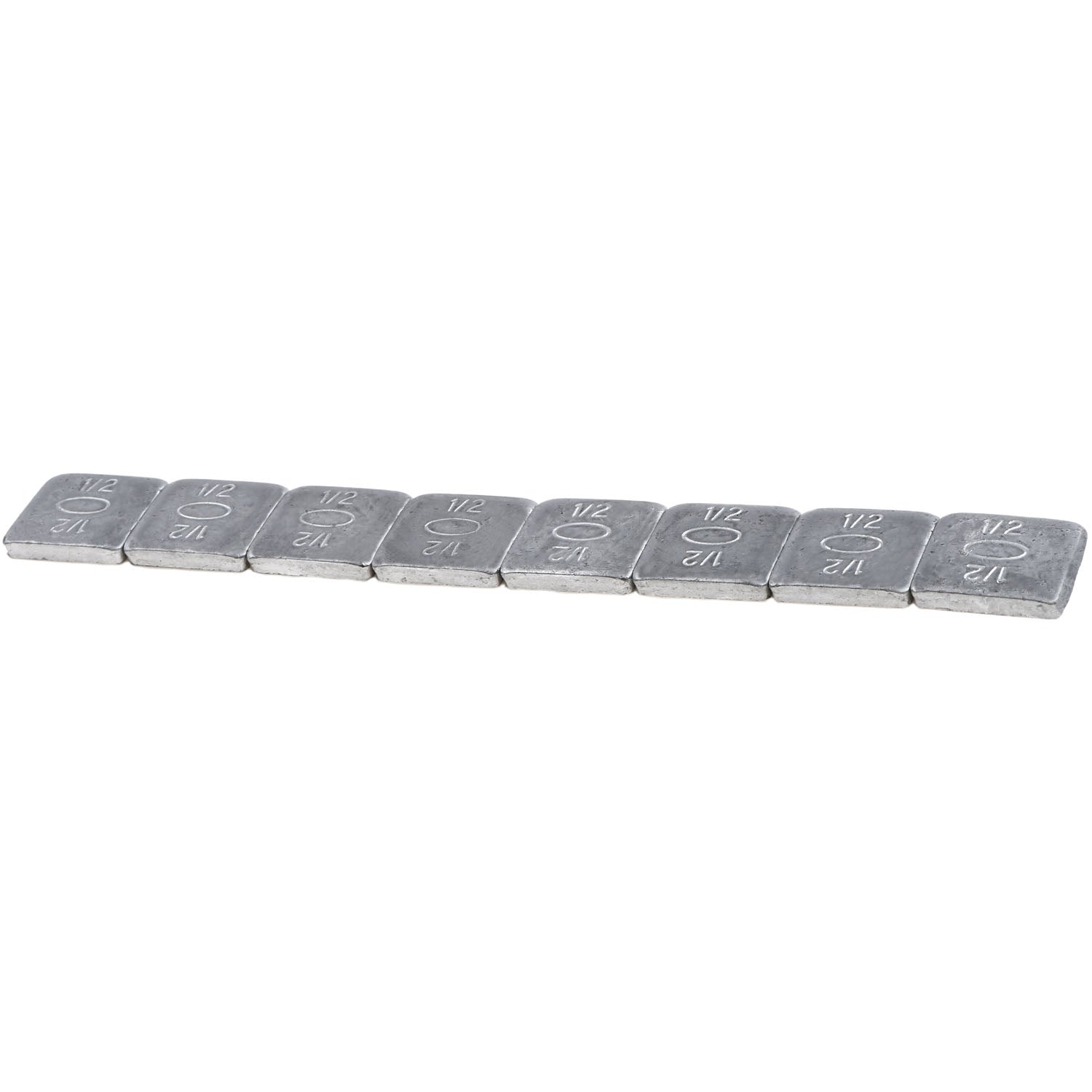 Plombco 408FE-28CW Steel Adhesive Wheel Weight 0.50 oz. 3/4" - 224 Pieces