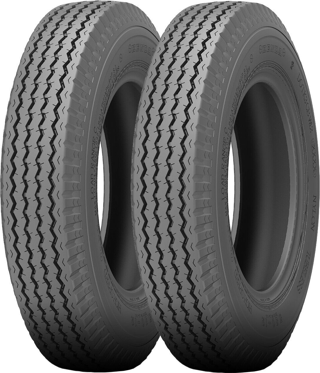 Kenda Loadstar K353 Bias Trailer Tire LRC 6Ply 5.70-8 Pack of 2