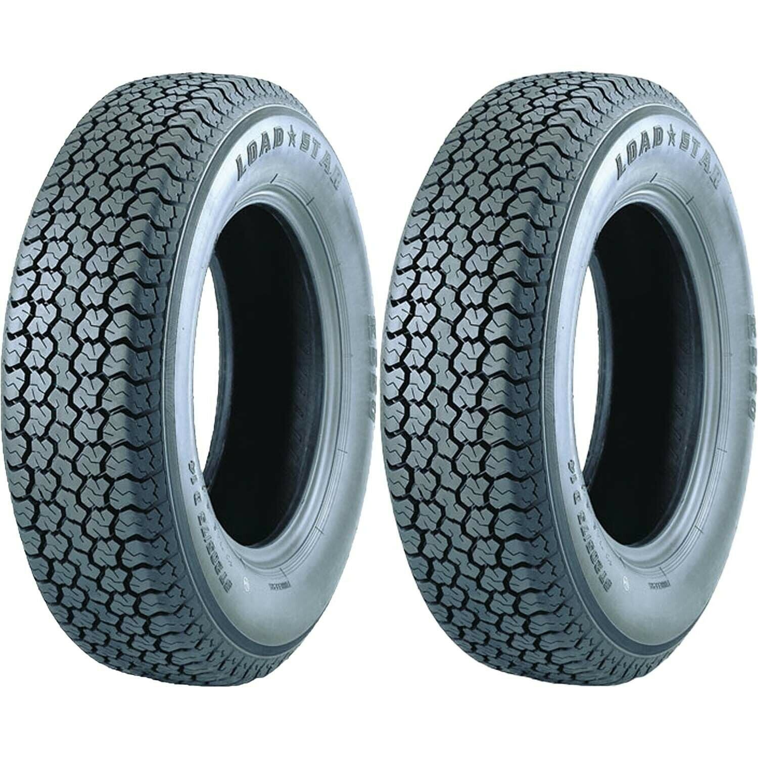 Kenda Loadstar K550 (C78-13) Trailer Tire LRD 8Ply ST185/80D13 Pack of 2