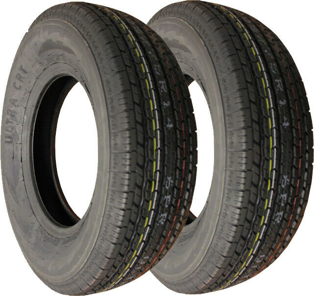 Carlstar Ultra CRT Radial Trailer Tire LRF 12ply ST235/85R16 Pack of 2